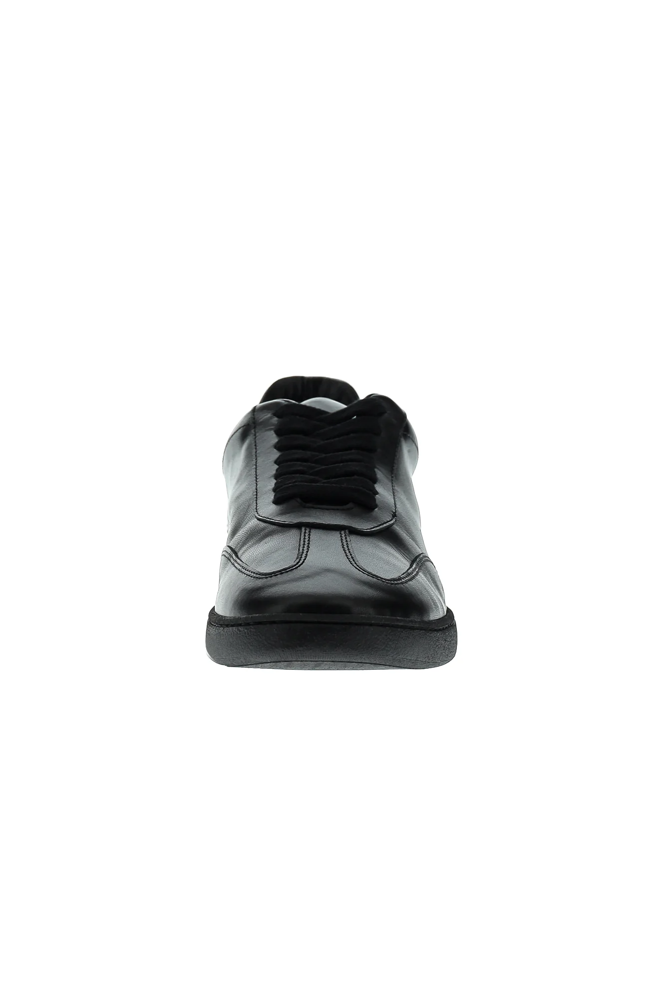 Siyah Sneaker Deri Ayakkabı - Image 3
