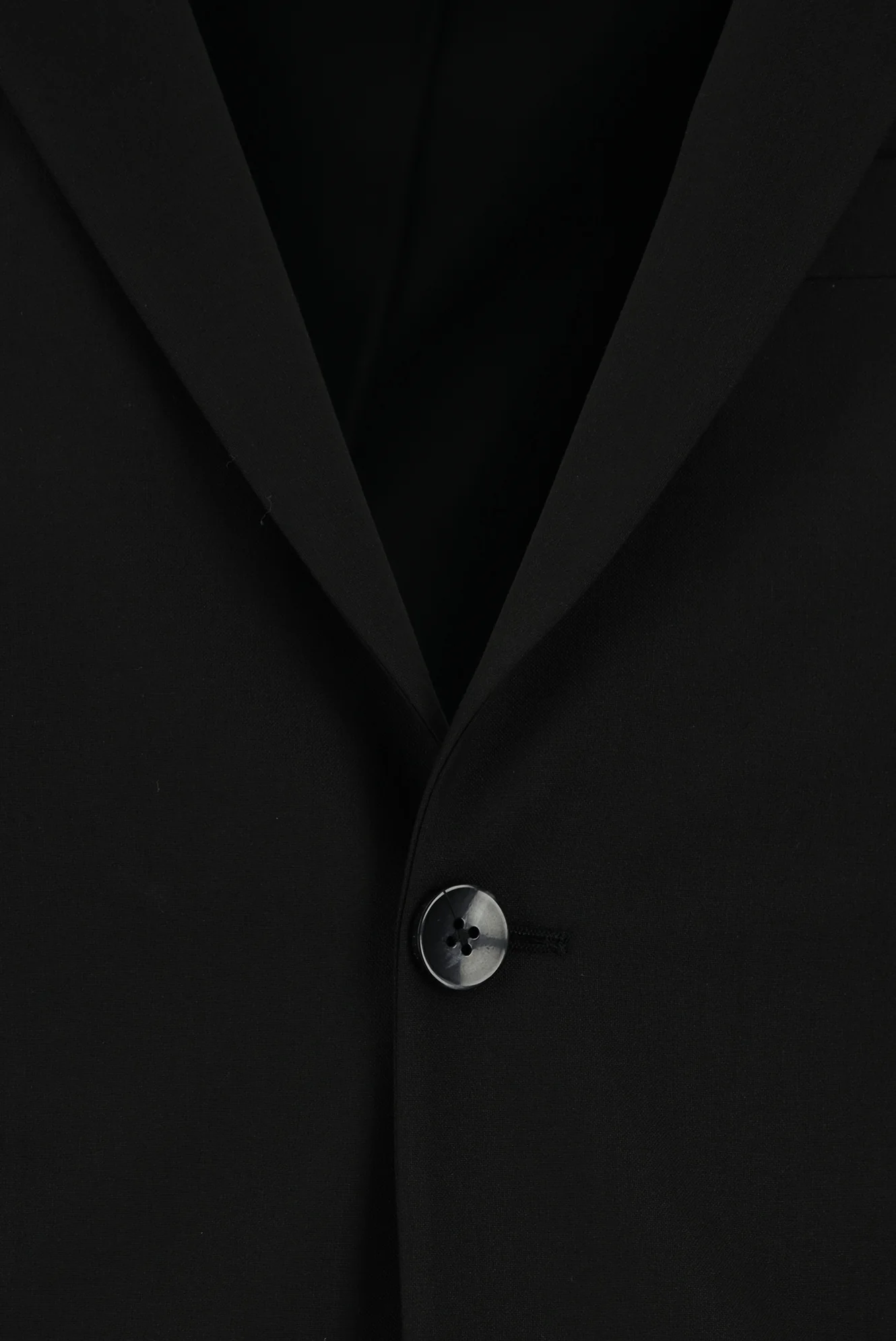 Siyah 7 Drop Super Slim Fit Eksra Dar Kesim Desenli Takım Elbise - Image 4