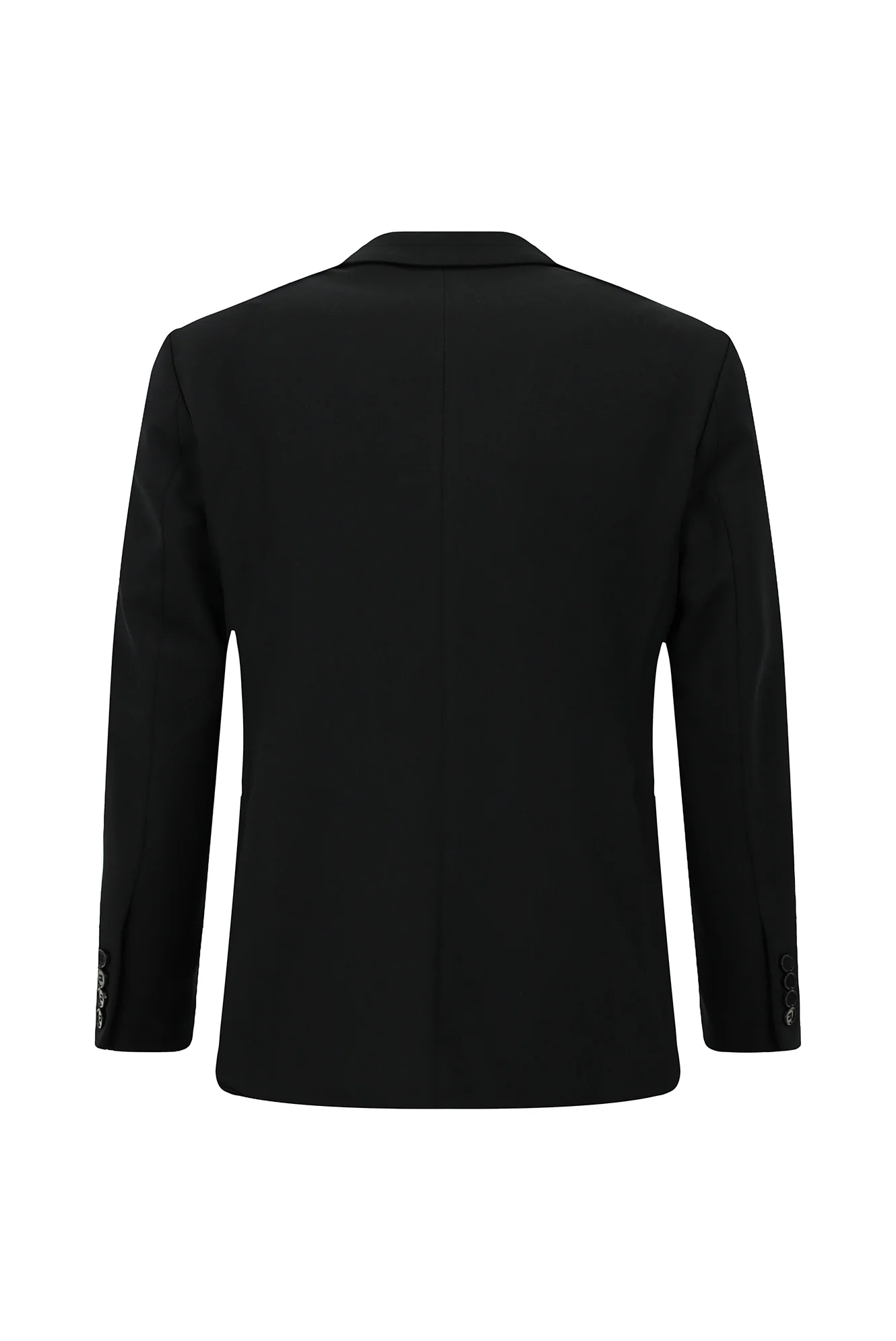 Siyah 7 Drop Super Slim Fit Ekstra Dar Kesim Mevsimlik Likralı Esnek Takım Elbise - Image 8