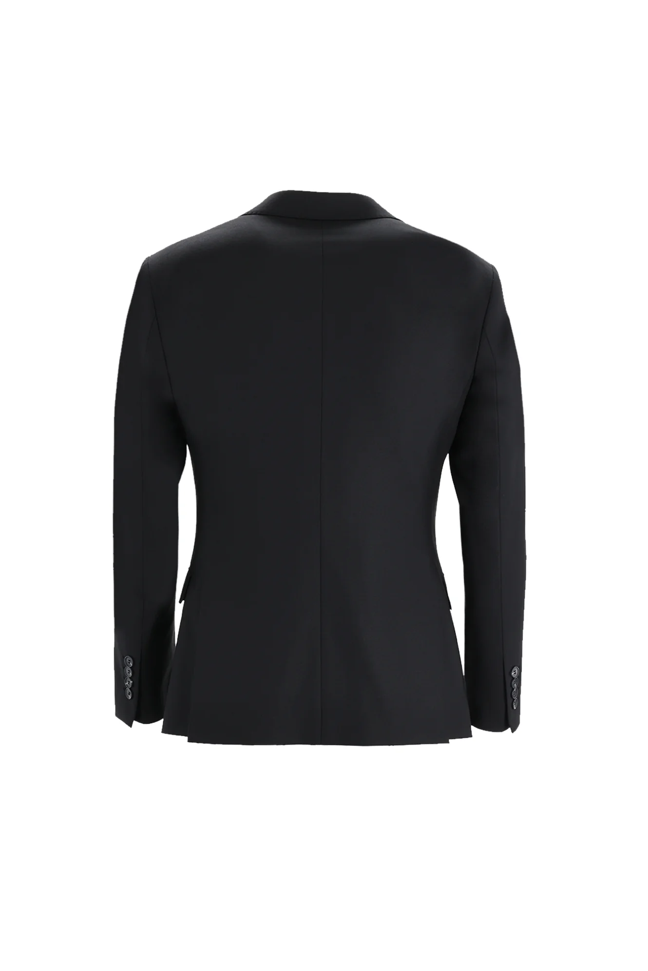 Siyah 7 Drop Super Slim Fit Eksra Dar Kesim Yelekli Takım Elbise - Image 3