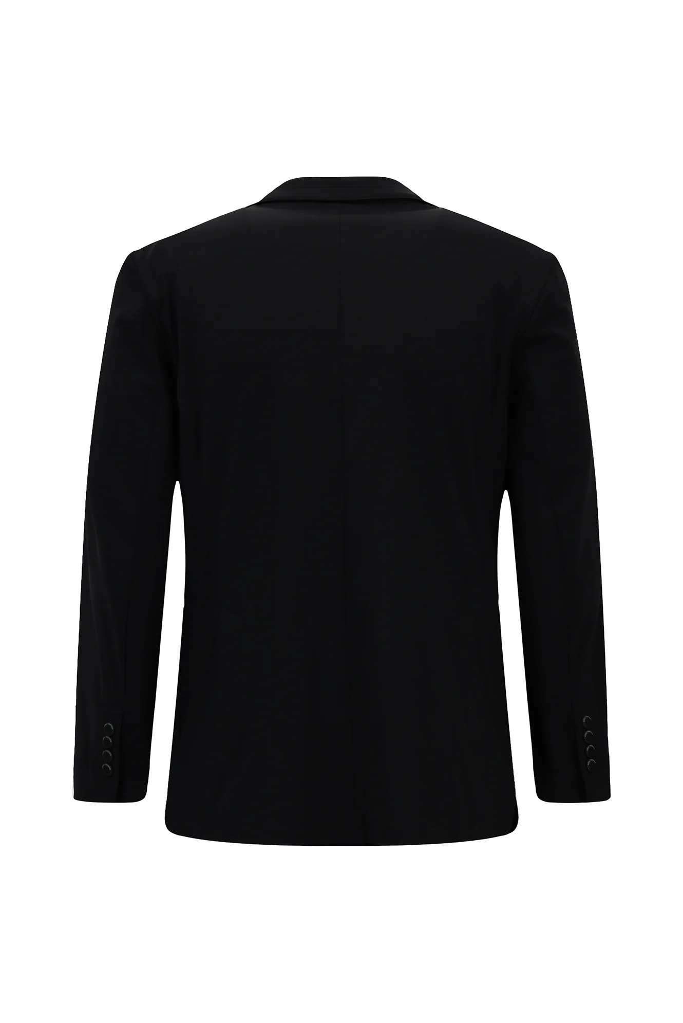 Siyah Techno-Line 7 Drop Slim Fit Dar Kesim Klasik Ceket - Image 2