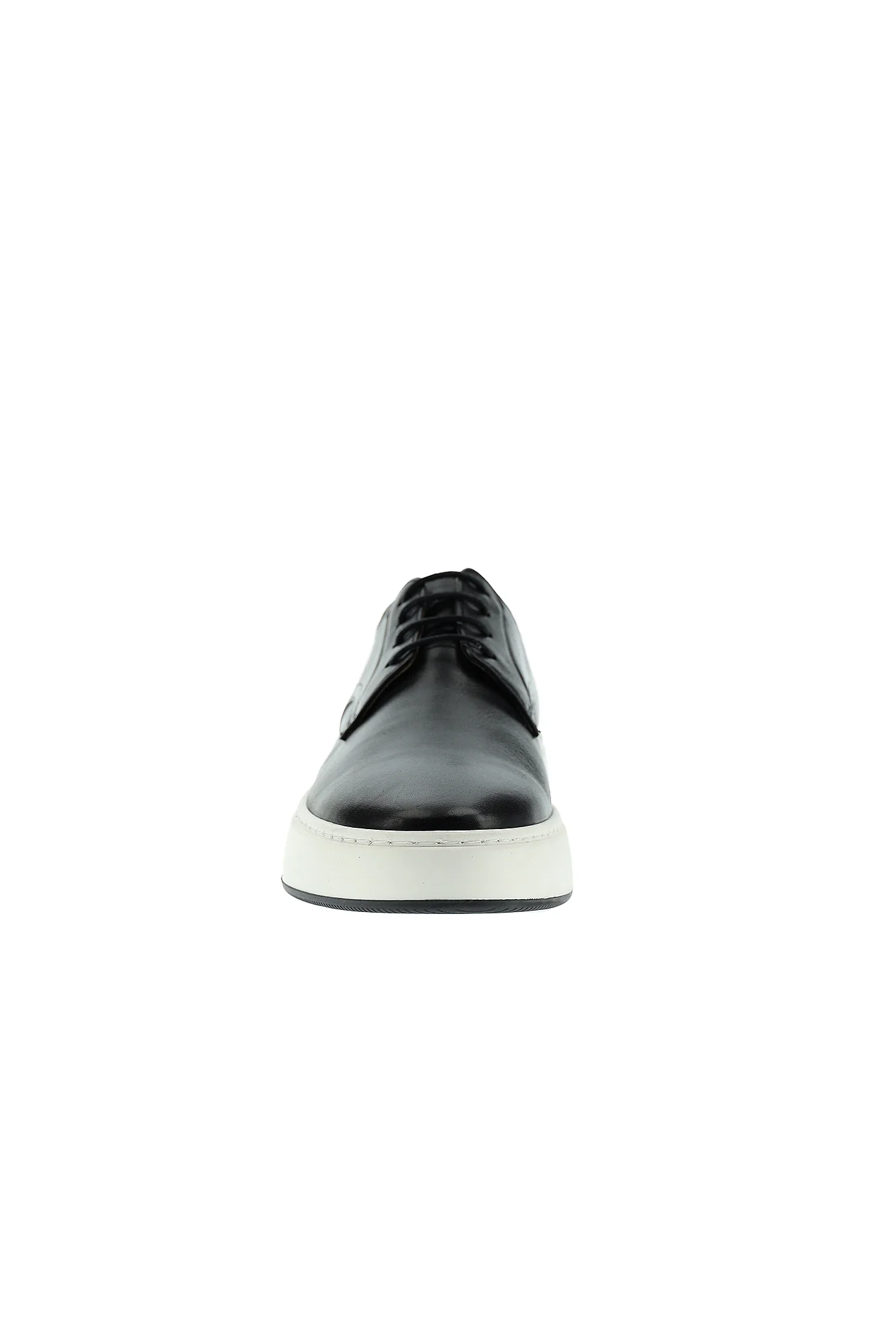 Siyah Techno-Line Sneaker Deri Ayakkabı - Image 3