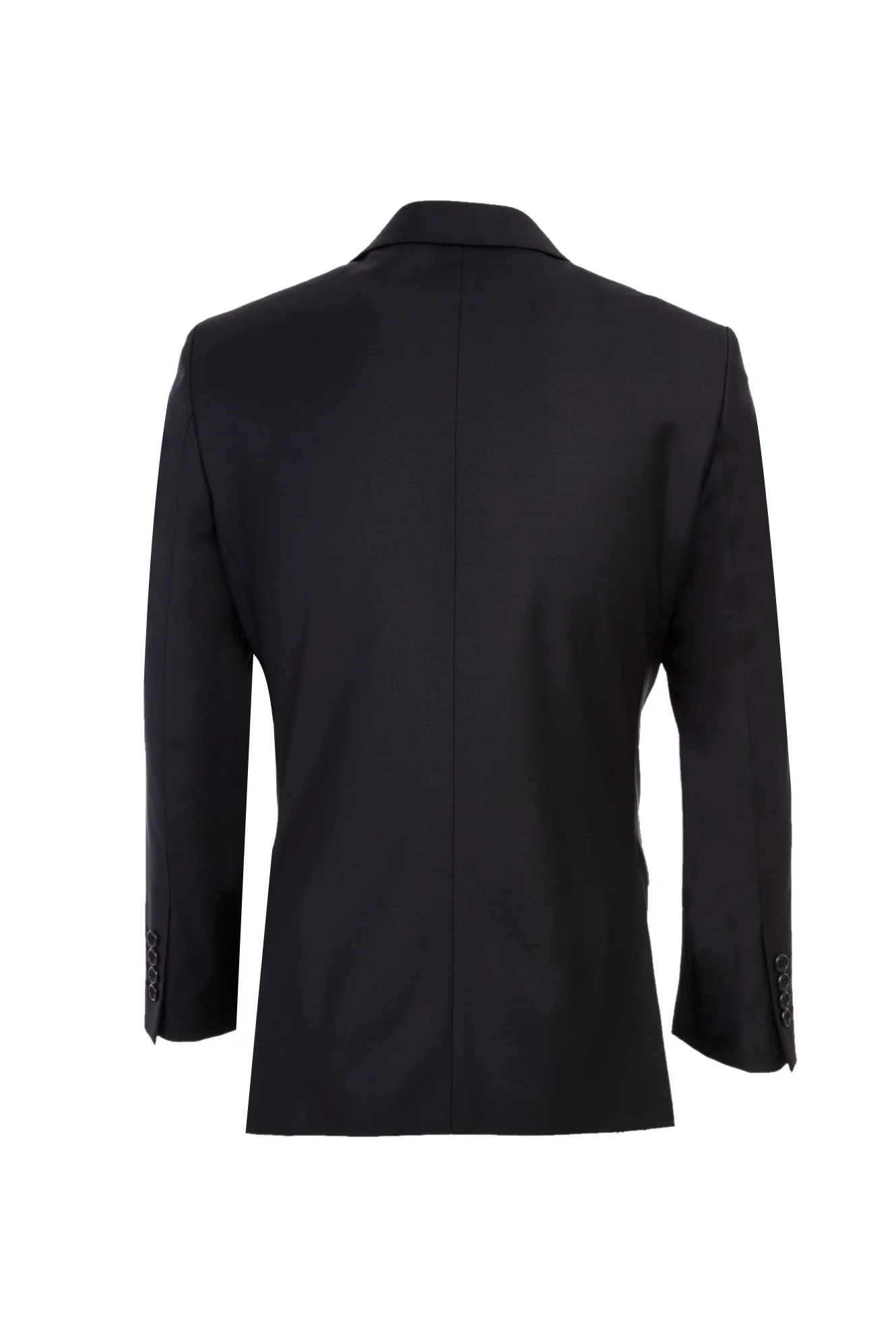 Siyah 6 Drop Regular Fit Standart Kesim Yünlü Takım Elbise - Image 3