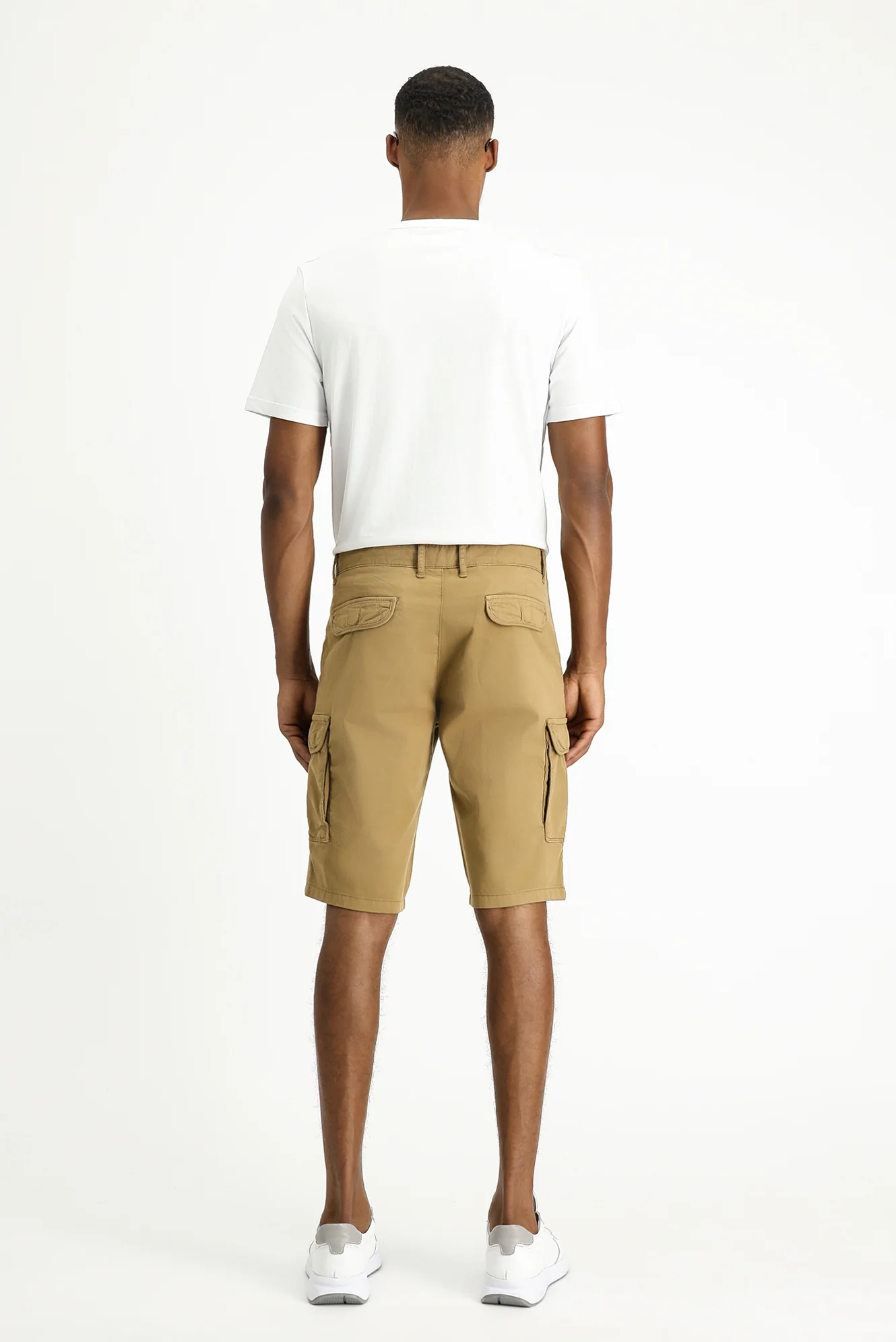 Taba Regular Fit Standart Kesim Pamuklu Bermuda Kargo Şort - Image 3