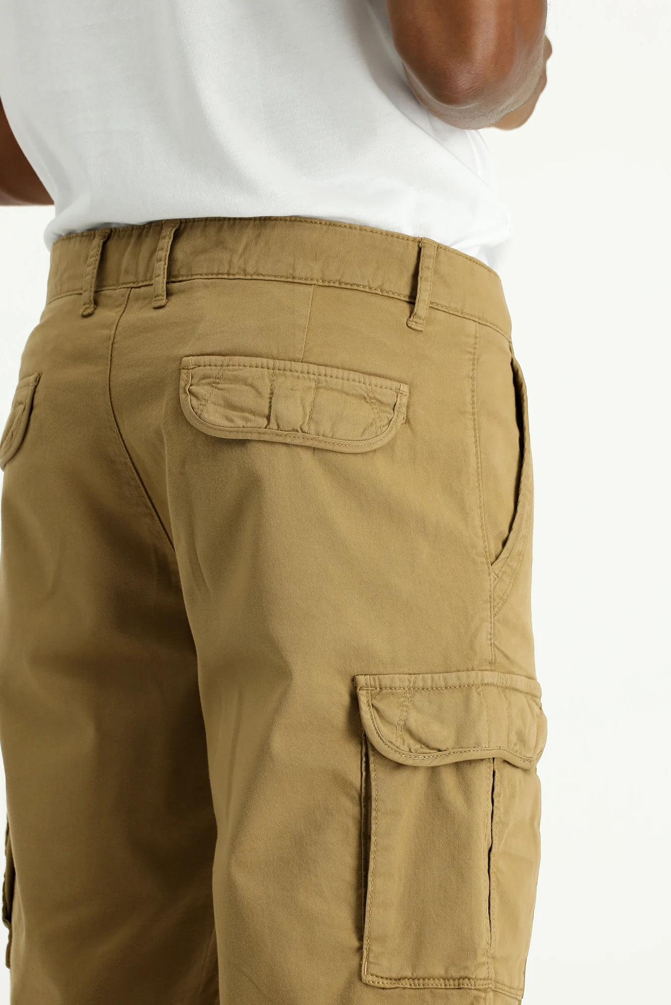 Taba Regular Fit Standart Kesim Pamuklu Bermuda Kargo Şort - Image 4