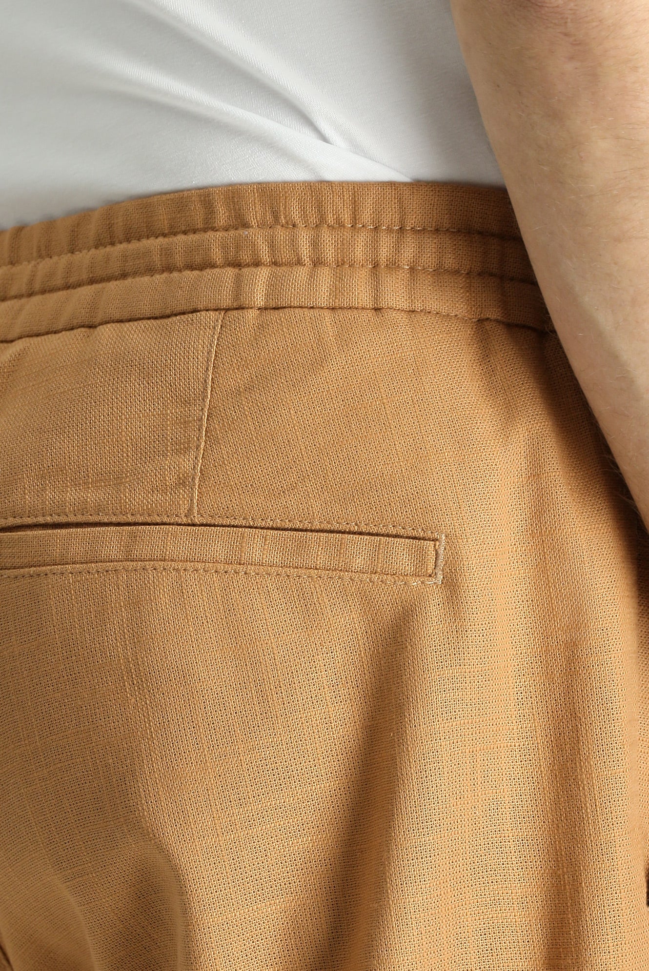 Taba Regular Fit Standart Kesim Beli Lastikli İpli Pamuk Jogger Pantolon - Image 5