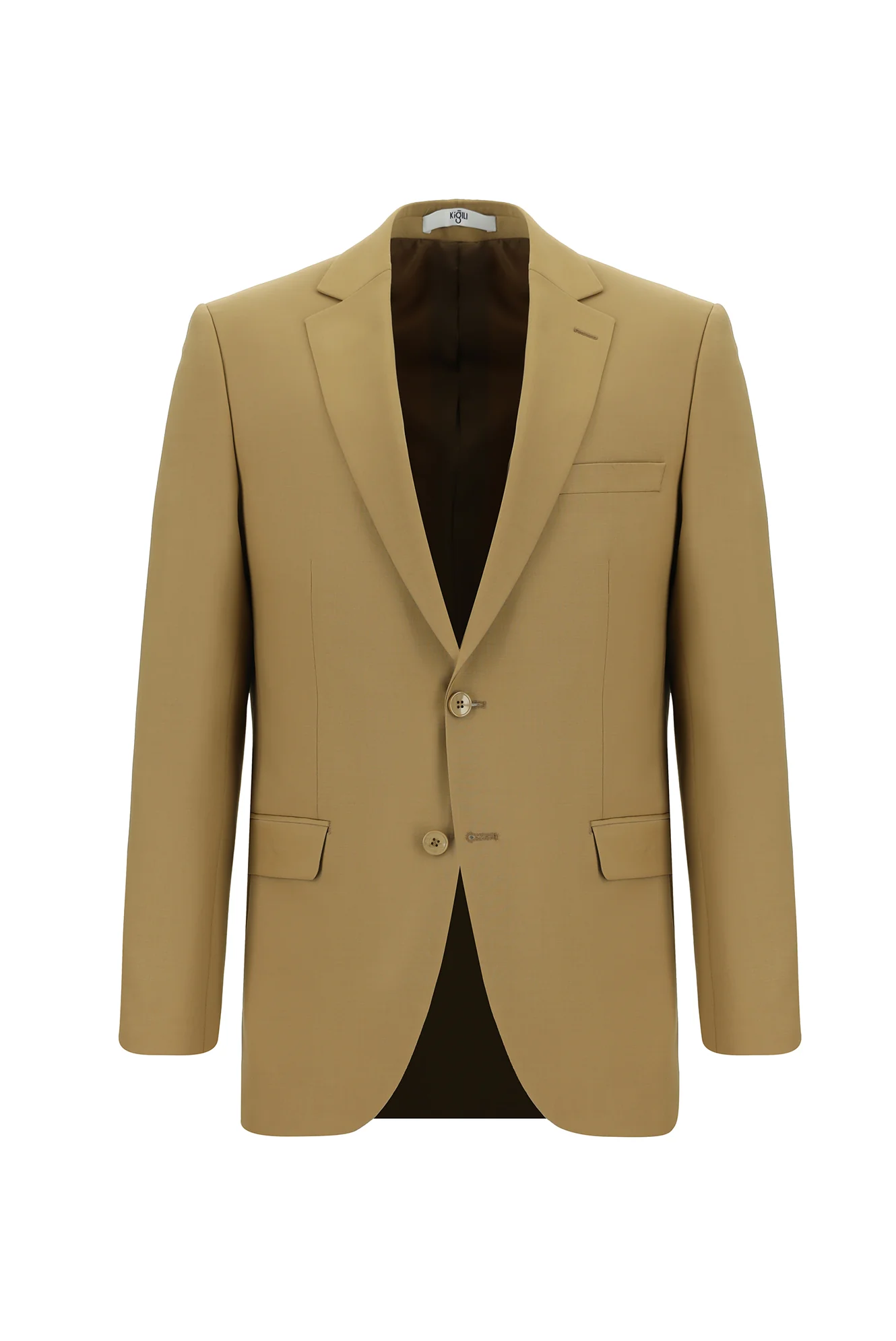 Taba 7 Drop Slim Fit Dar Kesim Yünlü Takım Elbise - Image 2