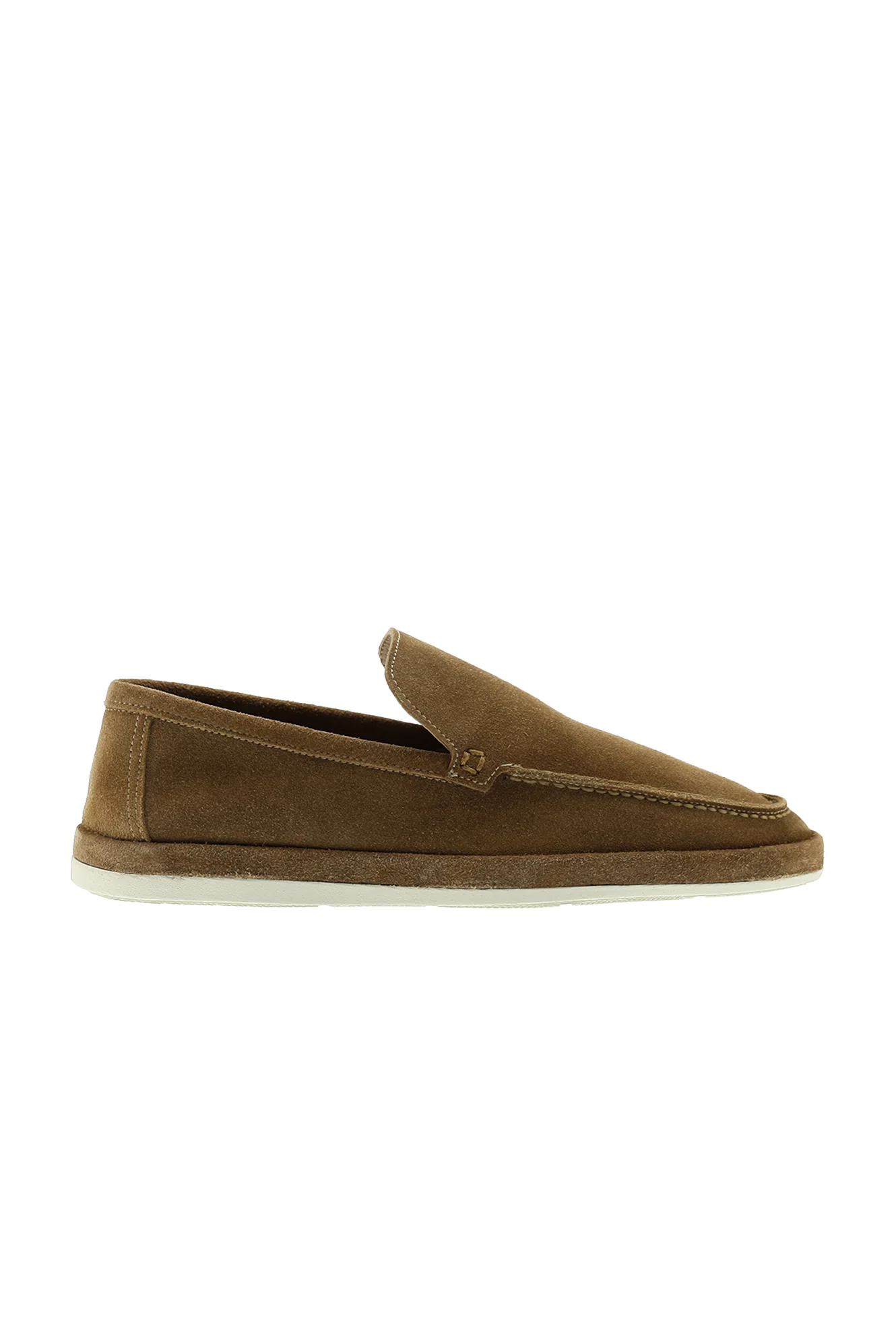 Taba Süet Casual Loafer Deri Ayakkabı - Image 2