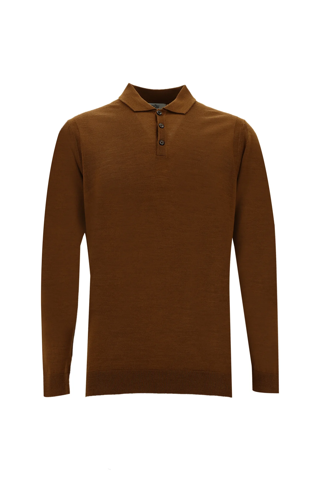 Tarçın  Polo Yaka Regular Fit Triko Kazak