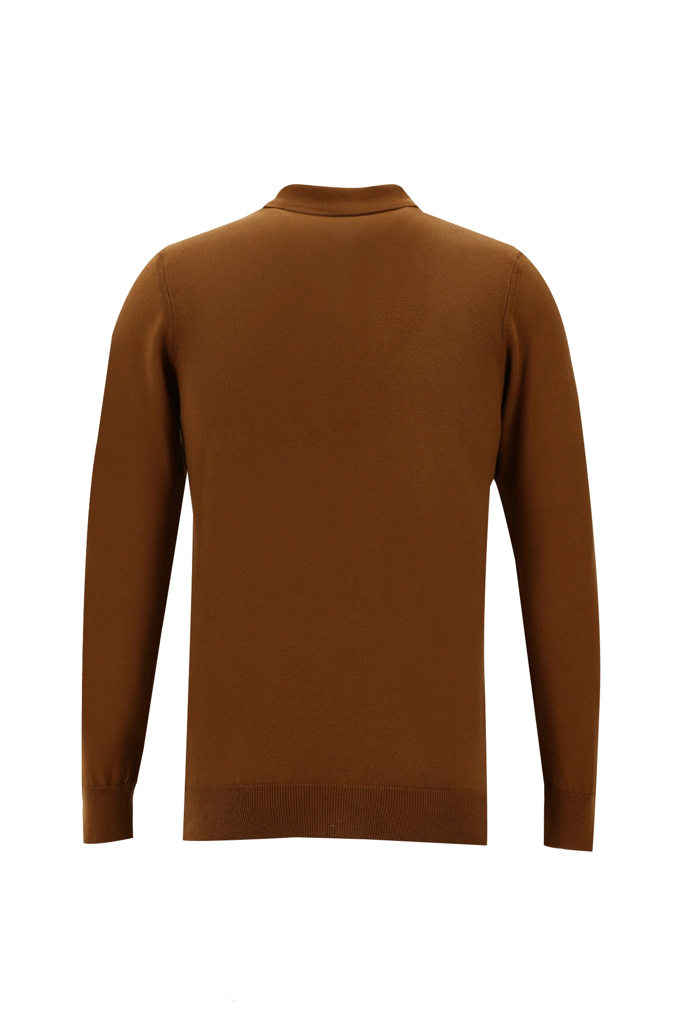 Tarçın Polo Yaka Slim Fit Triko Kazak - Image 2