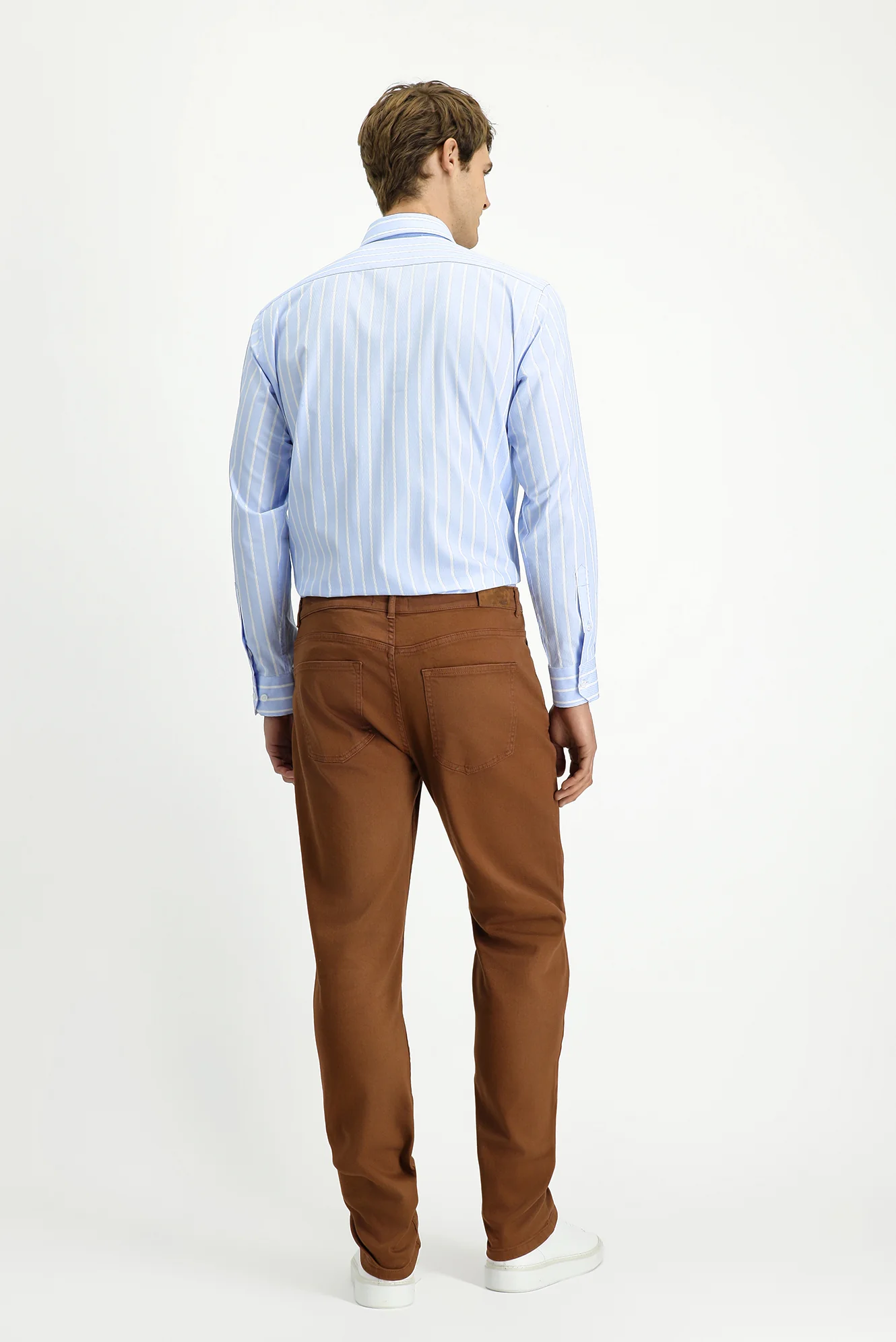 Tarçın Regular Fit Standart Kesim Likralı Kanvas / Chino Pantolon - Image 4