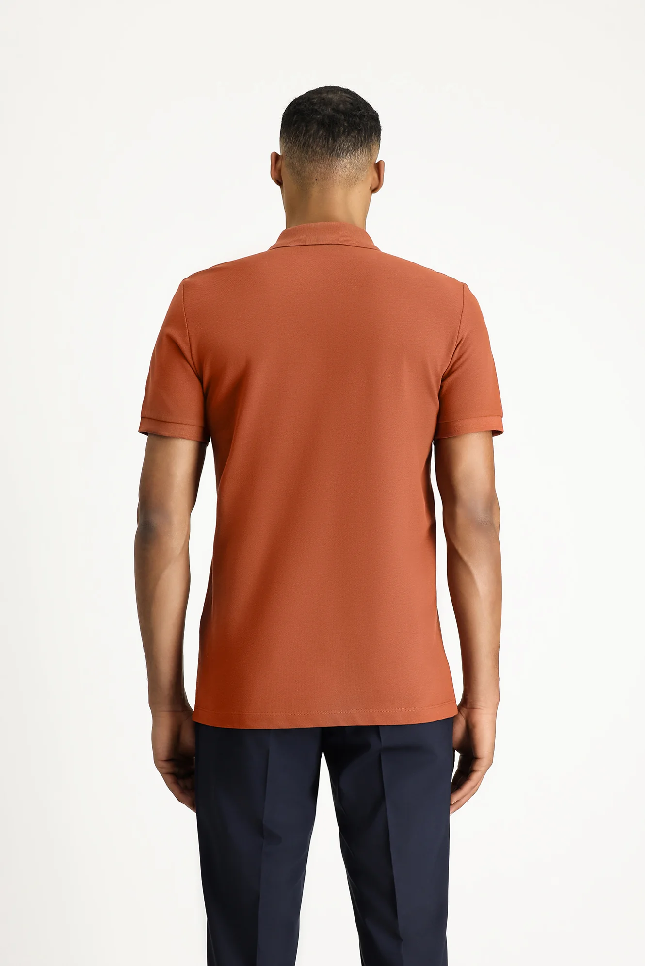 Tarçın Slim Fit Dar Kesim Nakışlı Pamuk Polo Yaka Tişört - Image 6