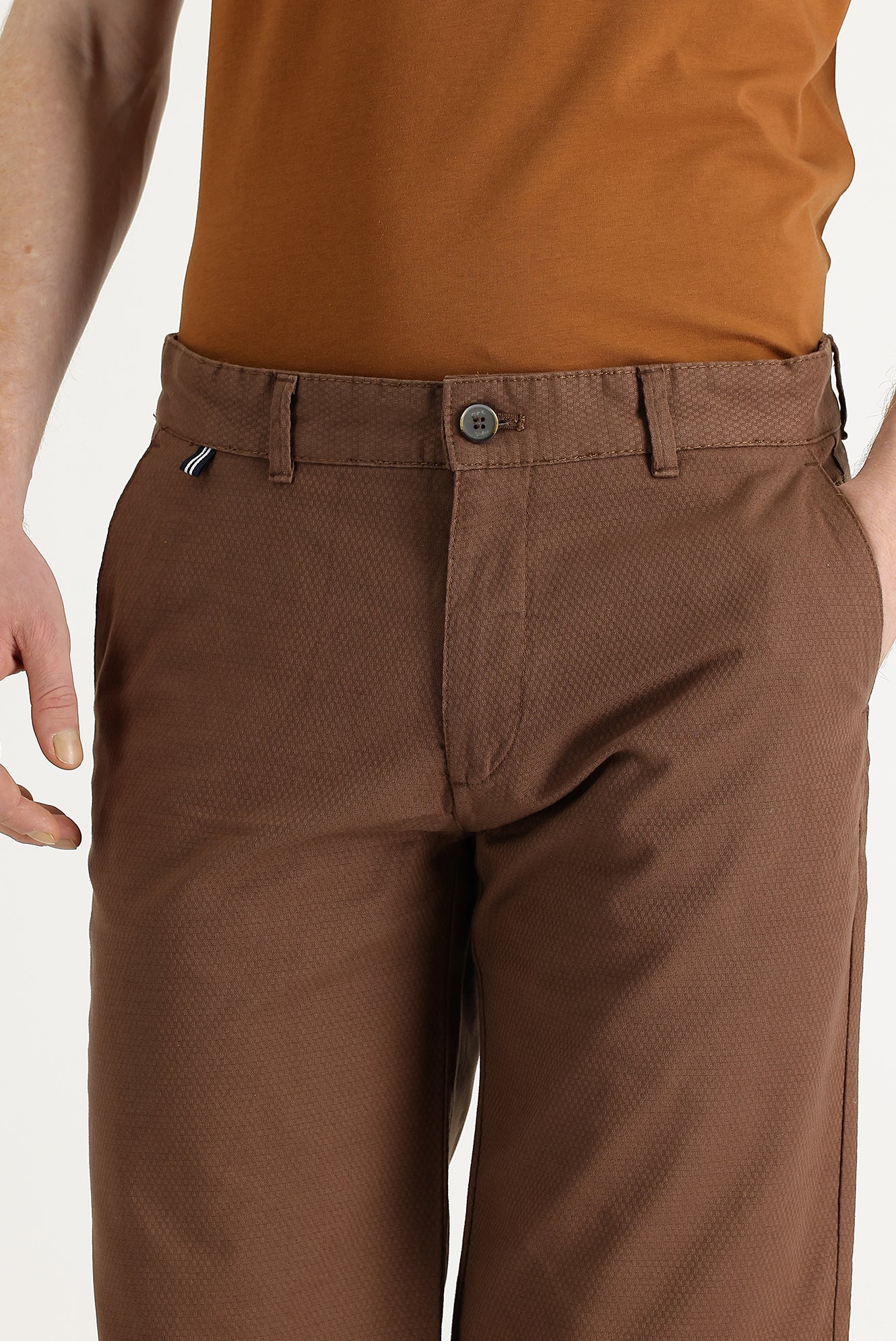 Tarçın Slim Fit Dar Kesim Pamuklu Bermuda Şort - Image 2