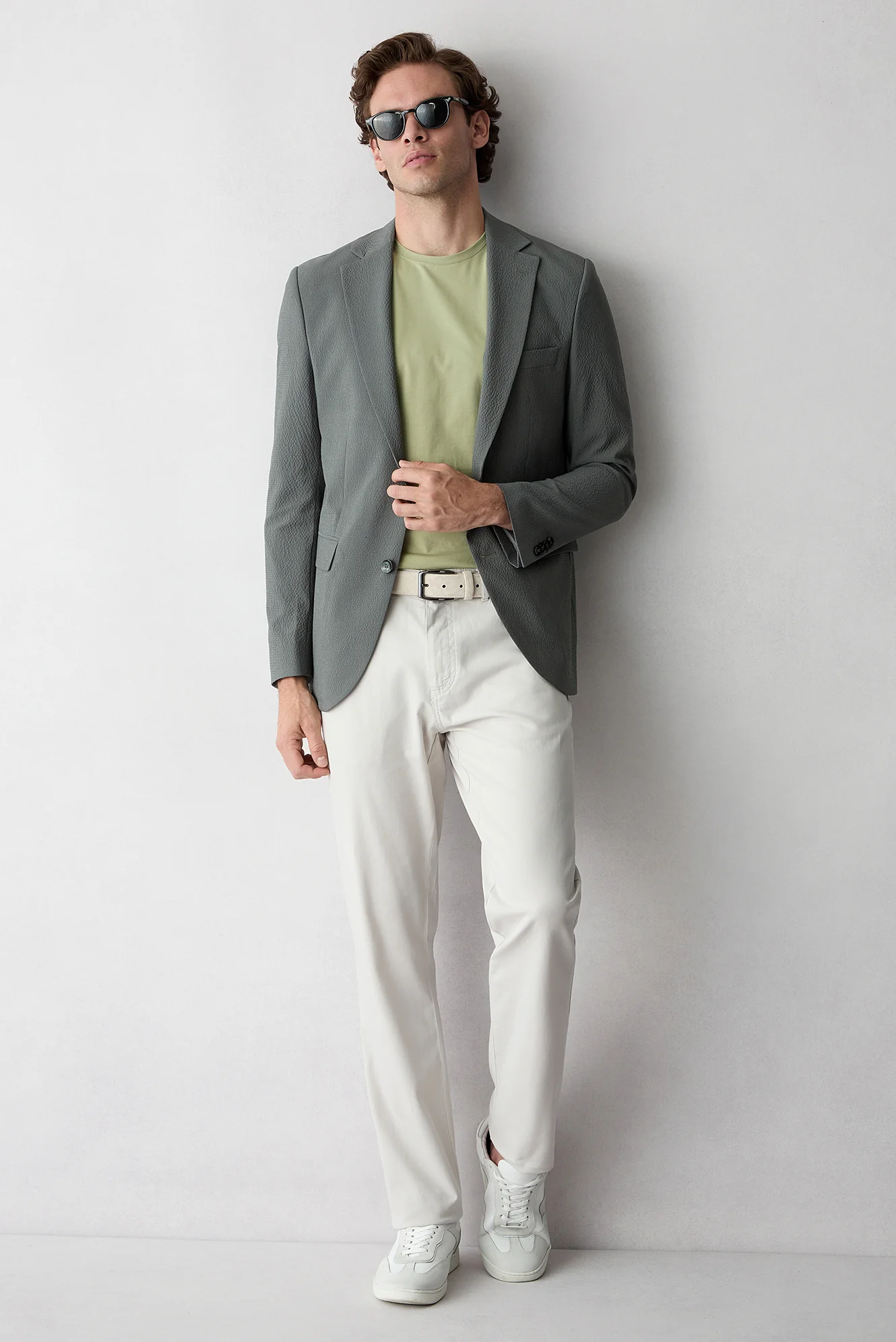 Taş Relaxed Fit Rahat Kesim 5 Cep Likralı Kanvas / Chino Pantolon - Image 6