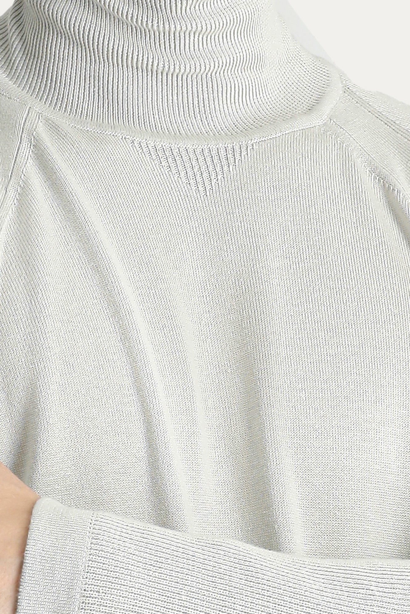 Taş Balıkçı Yaka Slim Fit Dar Kesim Desenli Pamuklu Triko Kazak - Image 5