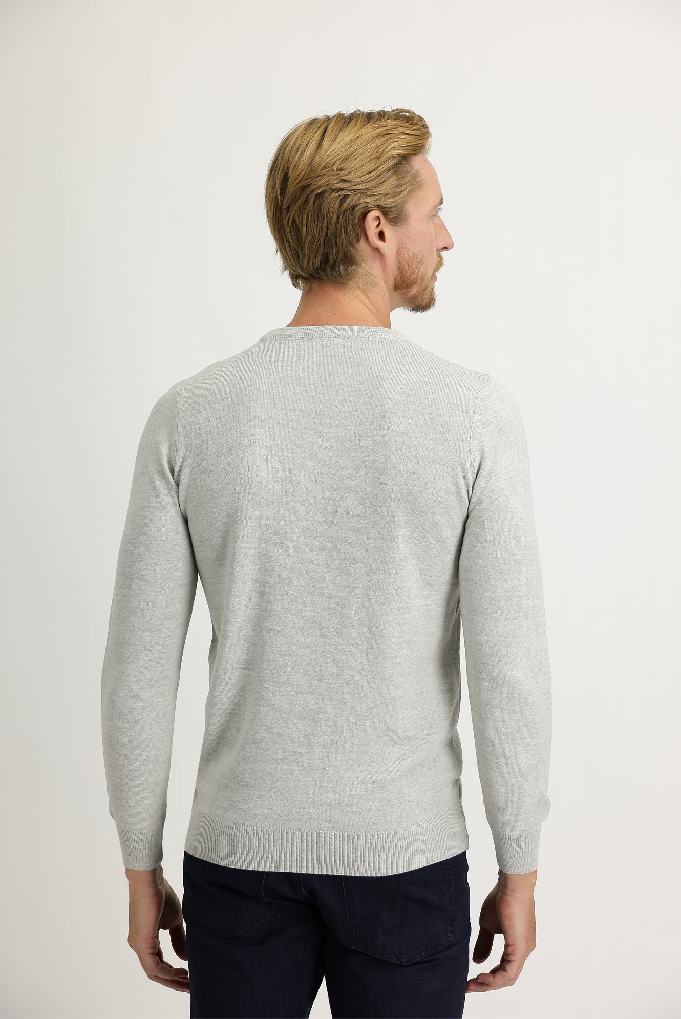 Taş Bisiklet Yaka Regular Fit Triko Kazak - Image 4