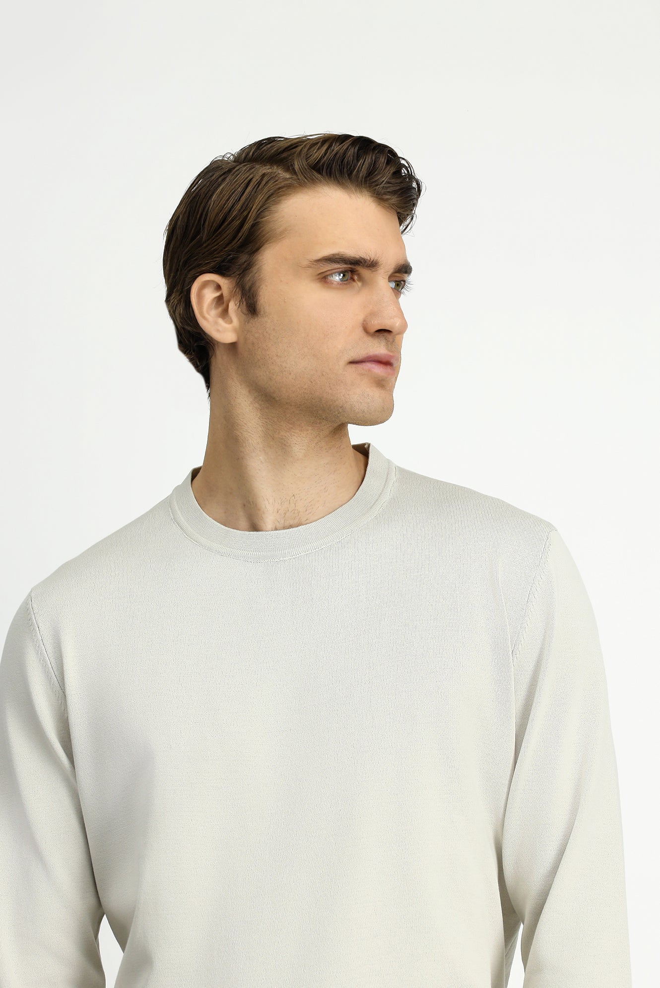 Taş Bisiklet Yaka Regular Fit Triko Kazak - Image 4