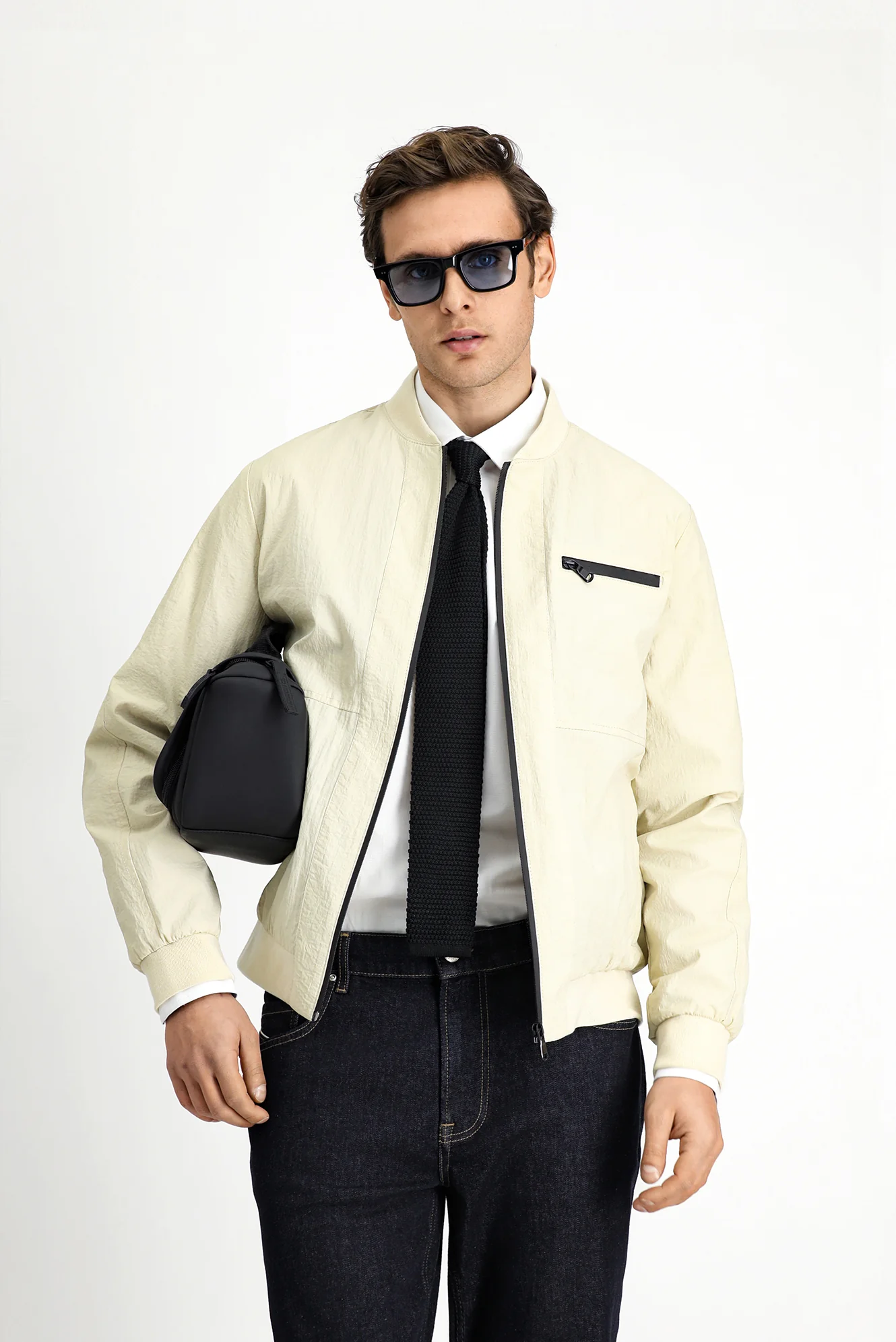 Taş Mevsimlik Spor Bomber Ceket Mont - Image 3
