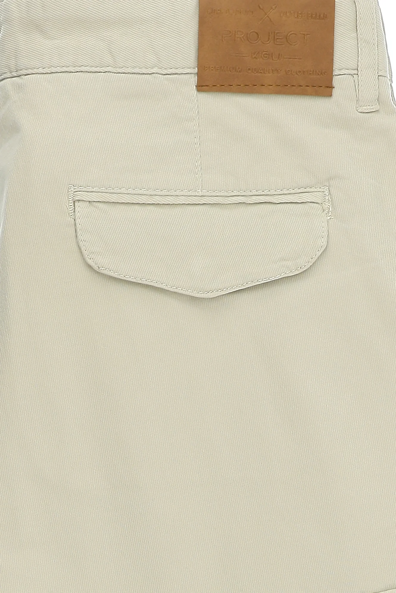 Taş Regular Fit Standart Kesim Kargo Cepli Pamuklu Bermuda Şort - Image 5