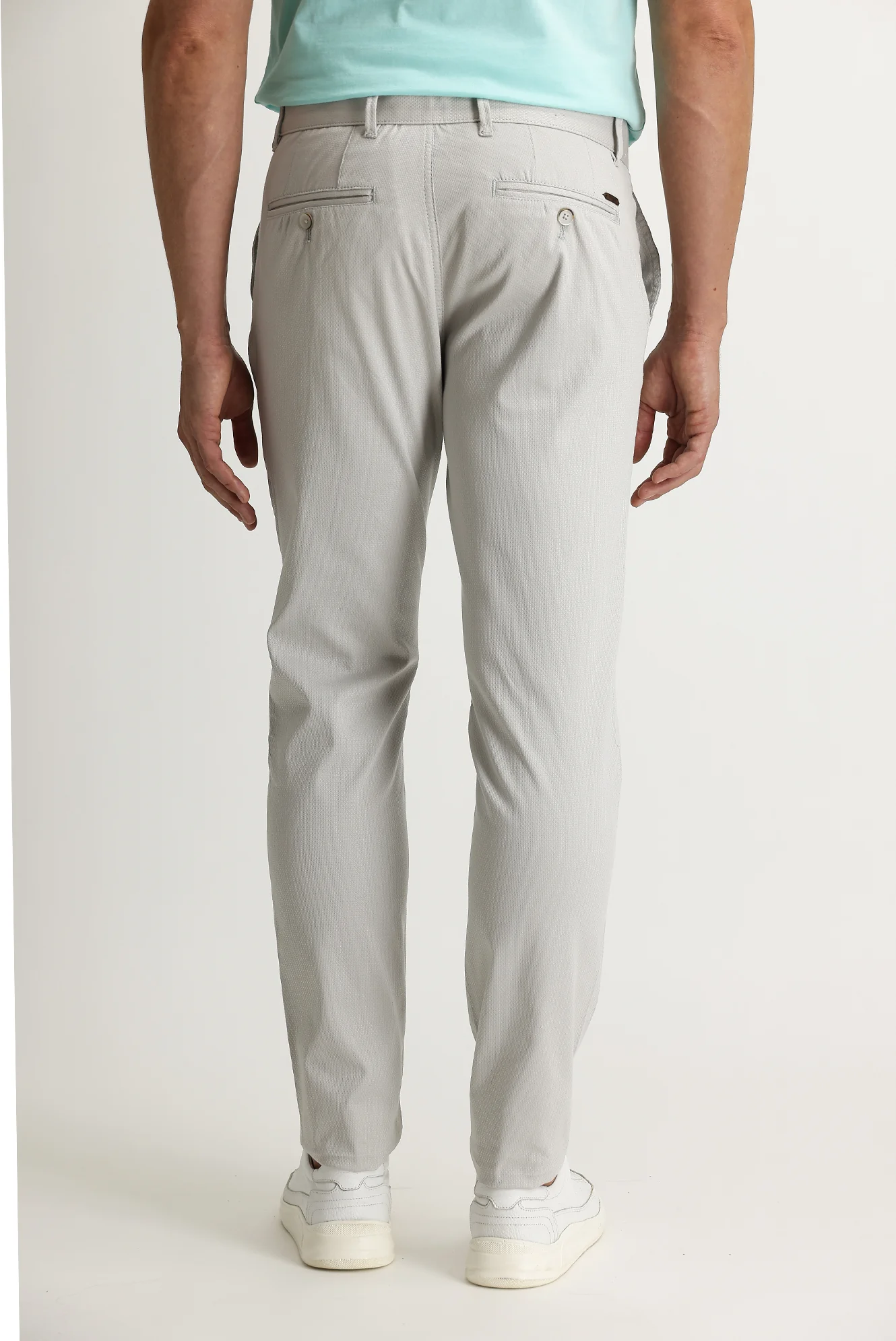 Taş Regular Fit Standart Kesim Kuşgözü Likralı Kanvas / Chino Pantolon - Image 3