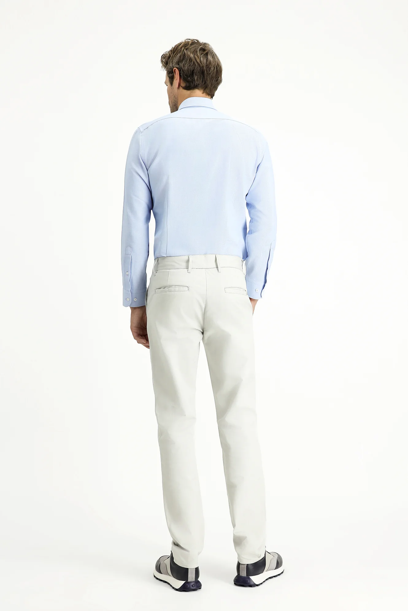 Taş Regular Fit Standart Kesim Likralı Kanvas / Chino Pantolon - Image 3