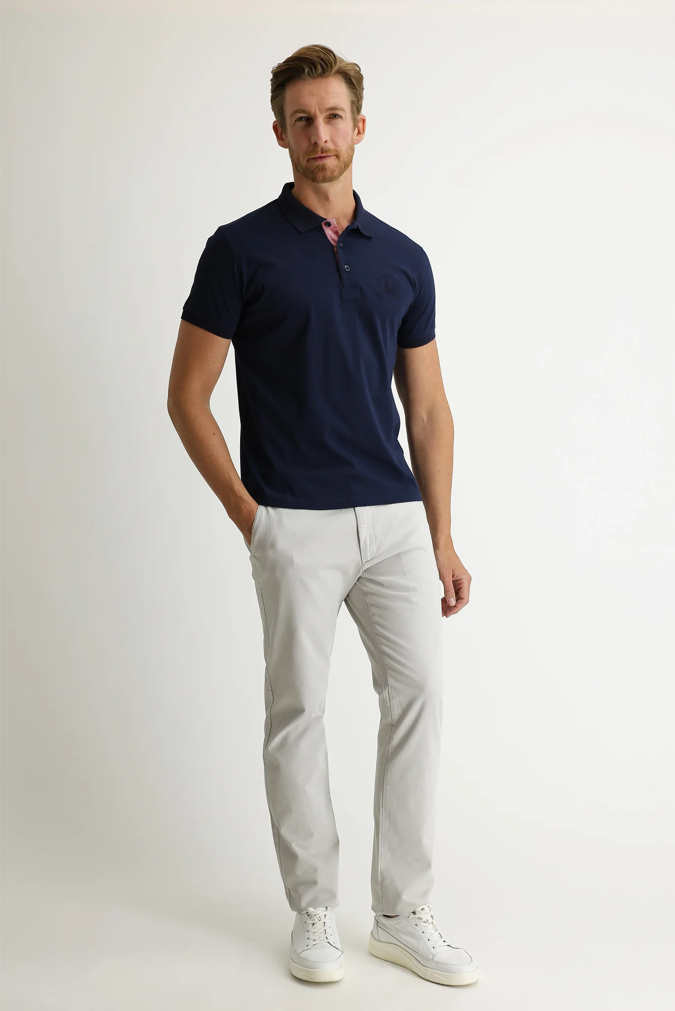 Taş Regular Fit Standart Kesim Likralı Kanvas / Chino Pantolon