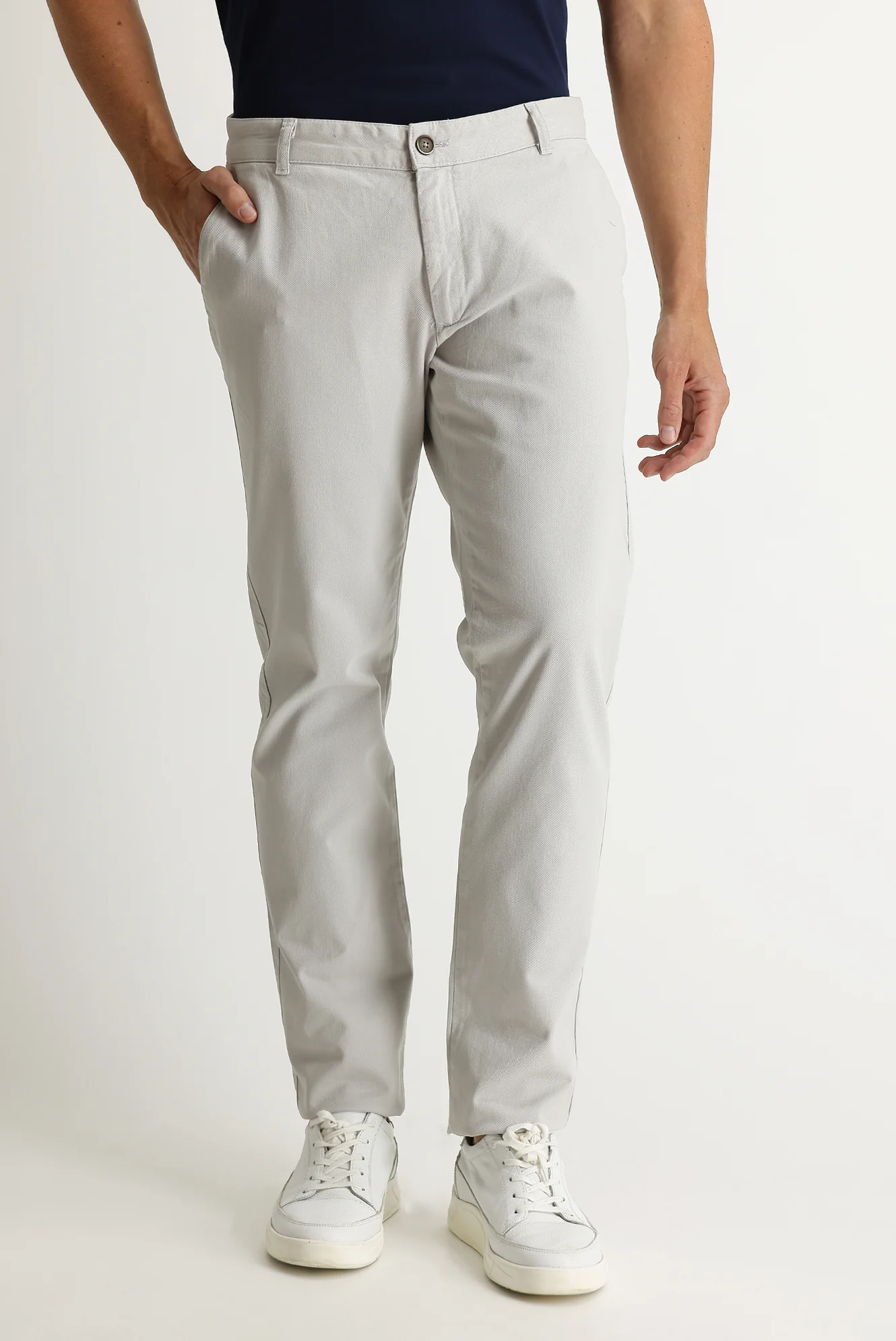 Taş Regular Fit Standart Kesim Likralı Kanvas / Chino Pantolon - Image 2