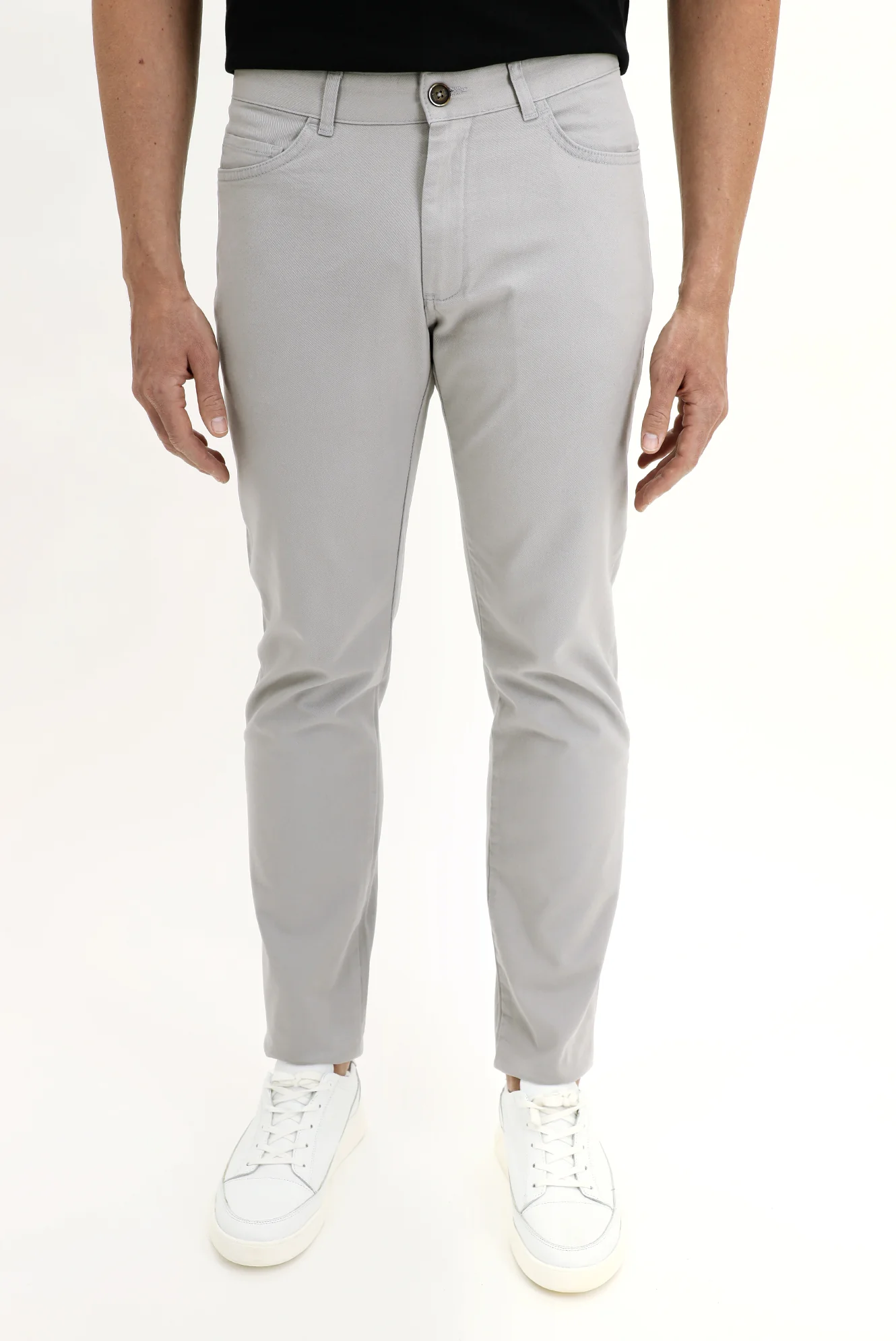 Taş Regular Fit Standart Kesim Likralı Kanvas / Chino Pantolon - Image 2