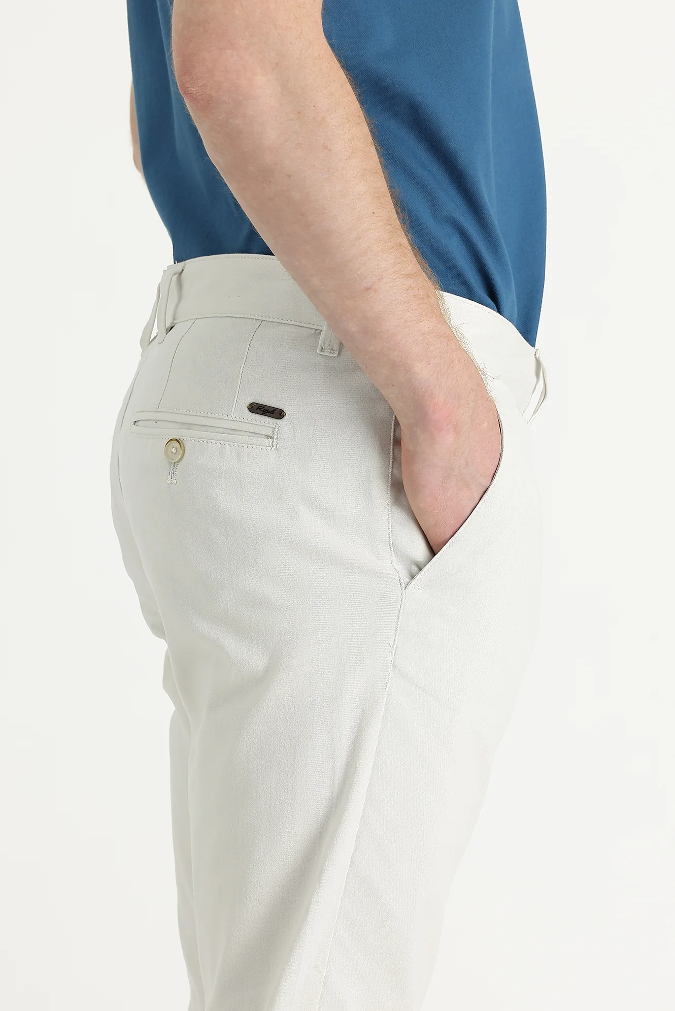 Taş Regular Fit Standart Kesim Likralı Kanvas / Chino Pantolon - Image 5