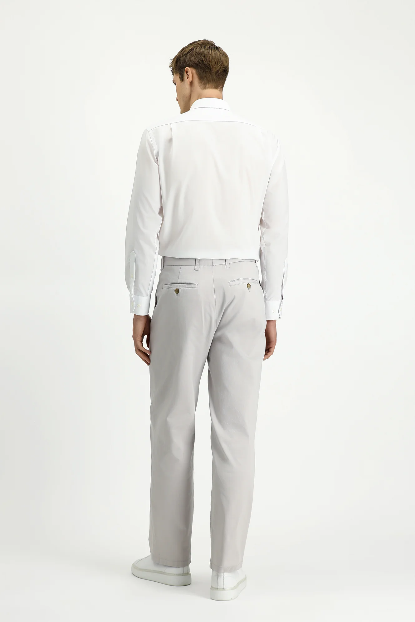 Taş Regular Fit Standart Kesim Likralı Kanvas / Chino Pantolon - Image 4
