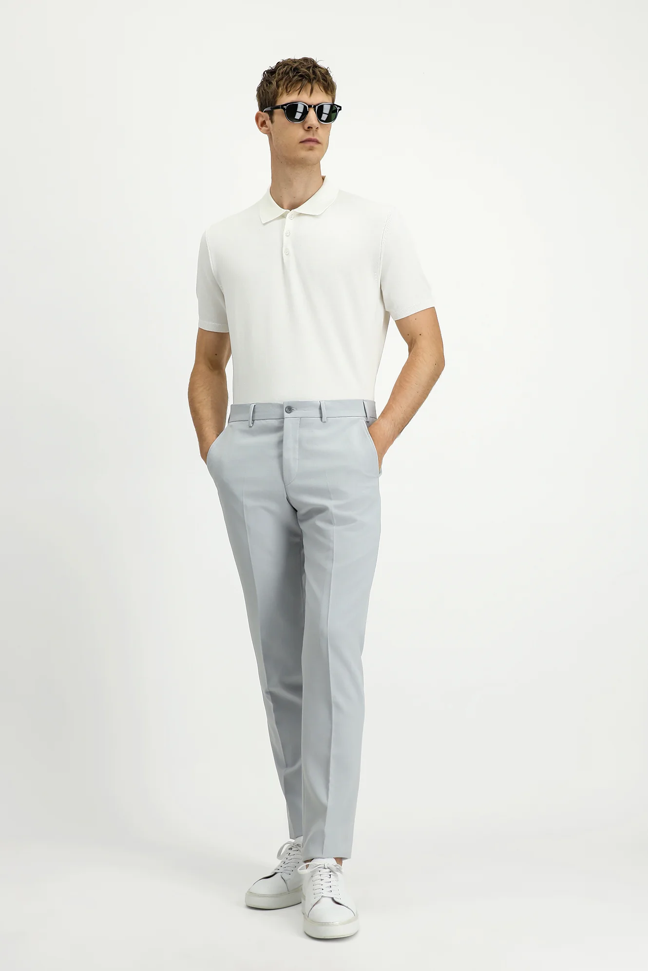 Taş 6 Drop Regular Fit Standart Kesim Likralı Klasik Kumaş Pantolon - Image 2
