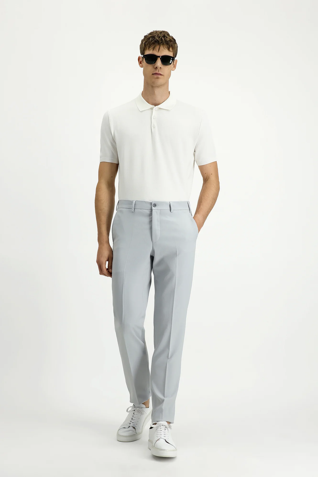 Taş 6 Drop Regular Fit Standart Kesim Likralı Klasik Kumaş Pantolon - Image 3