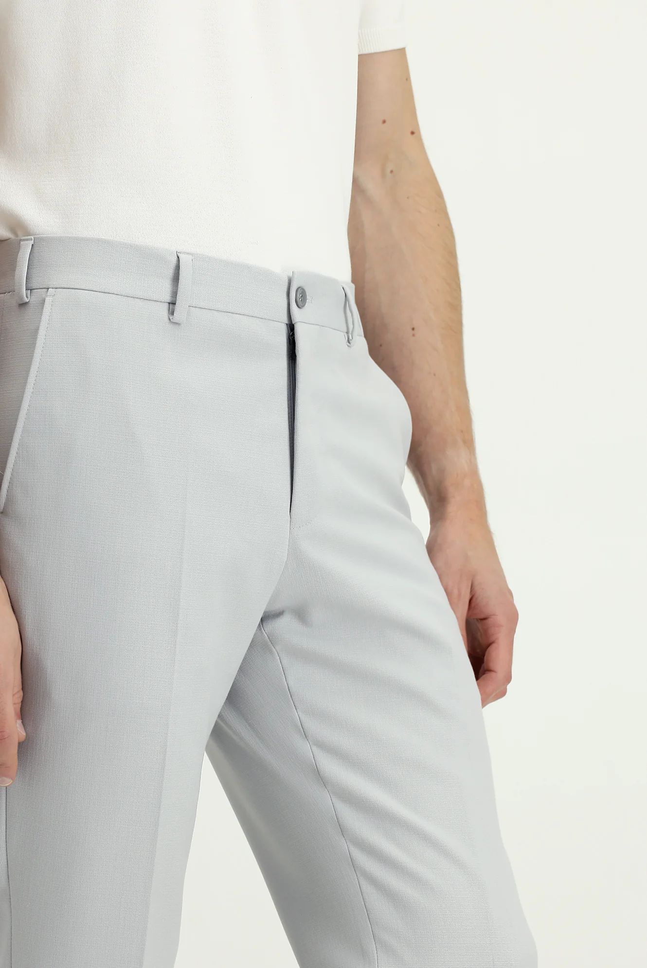 Taş 6 Drop Regular Fit Standart Kesim Likralı Klasik Kumaş Pantolon - Image 5