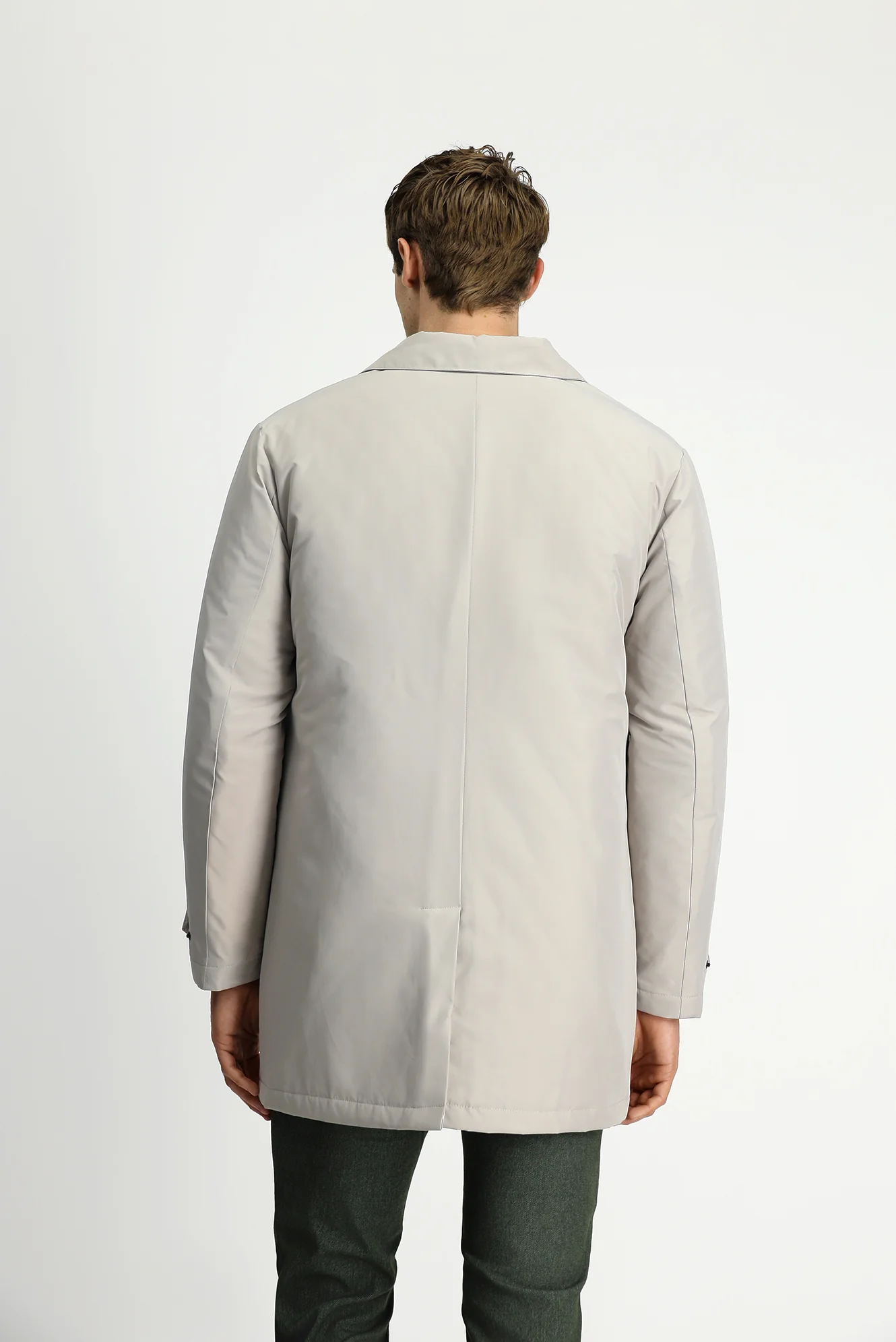 Taş Düğmeli Kapitone Pardösü & Trençkot - Image 6