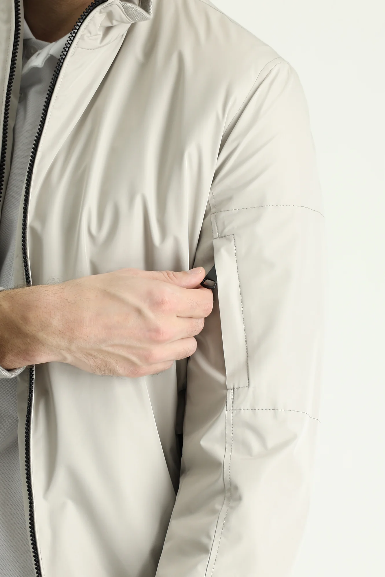 Taş Ribanalı Mevsimlik Spor Bomber Ceket Mont - Image 4