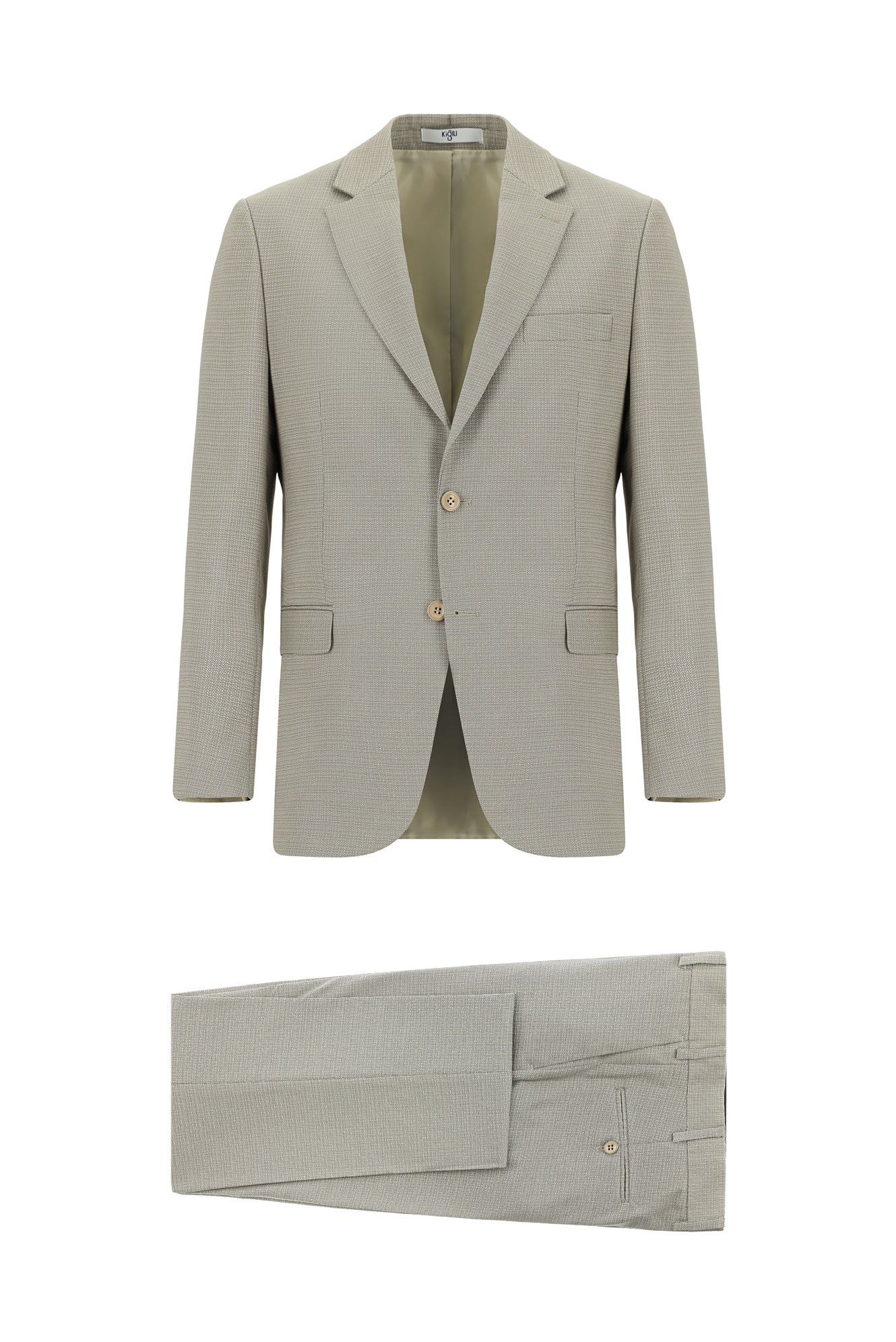 Taş 7 Drop Slim Fit Dar Kesim Desenli Takım Elbise