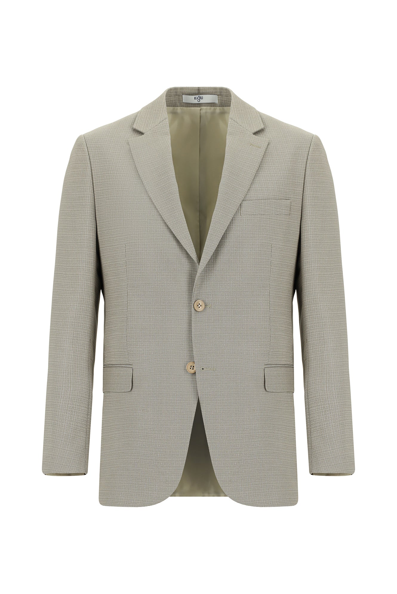 Taş 7 Drop Slim Fit Dar Kesim Desenli Takım Elbise - Image 2