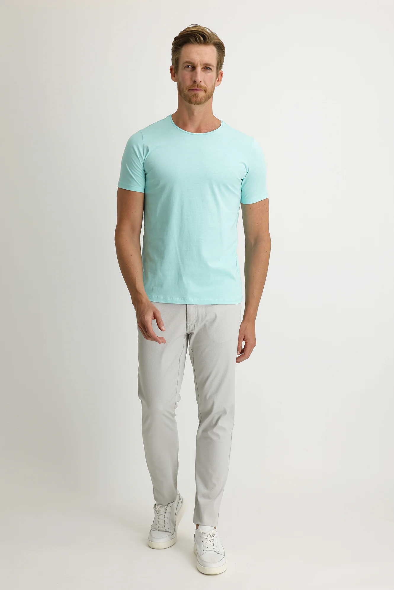 Taş Slim Fit Dar Kesim Kuşgözü Likralı Kanvas / Chino Pantolon