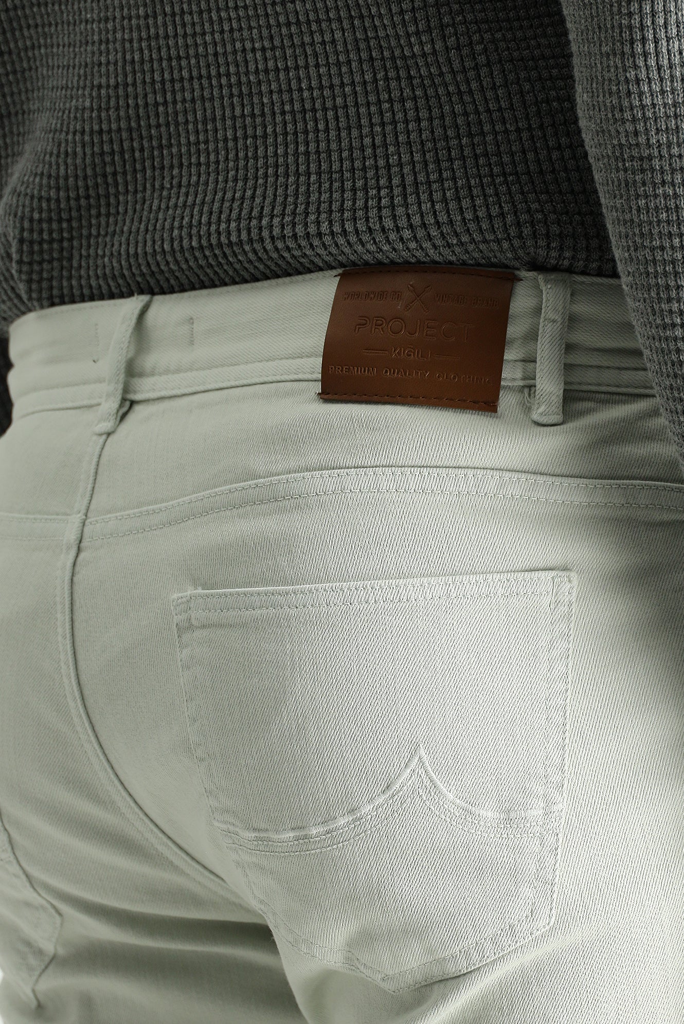 Taş Slim Fit Dar Kesim Likralı Kanvas / Chino Pantolon - Image 5