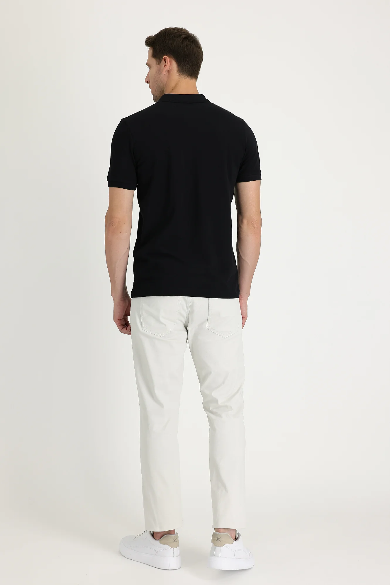 Taş Slim Fit Dar Kesim Likralı Kanvas / Chino Pantolon - Image 3
