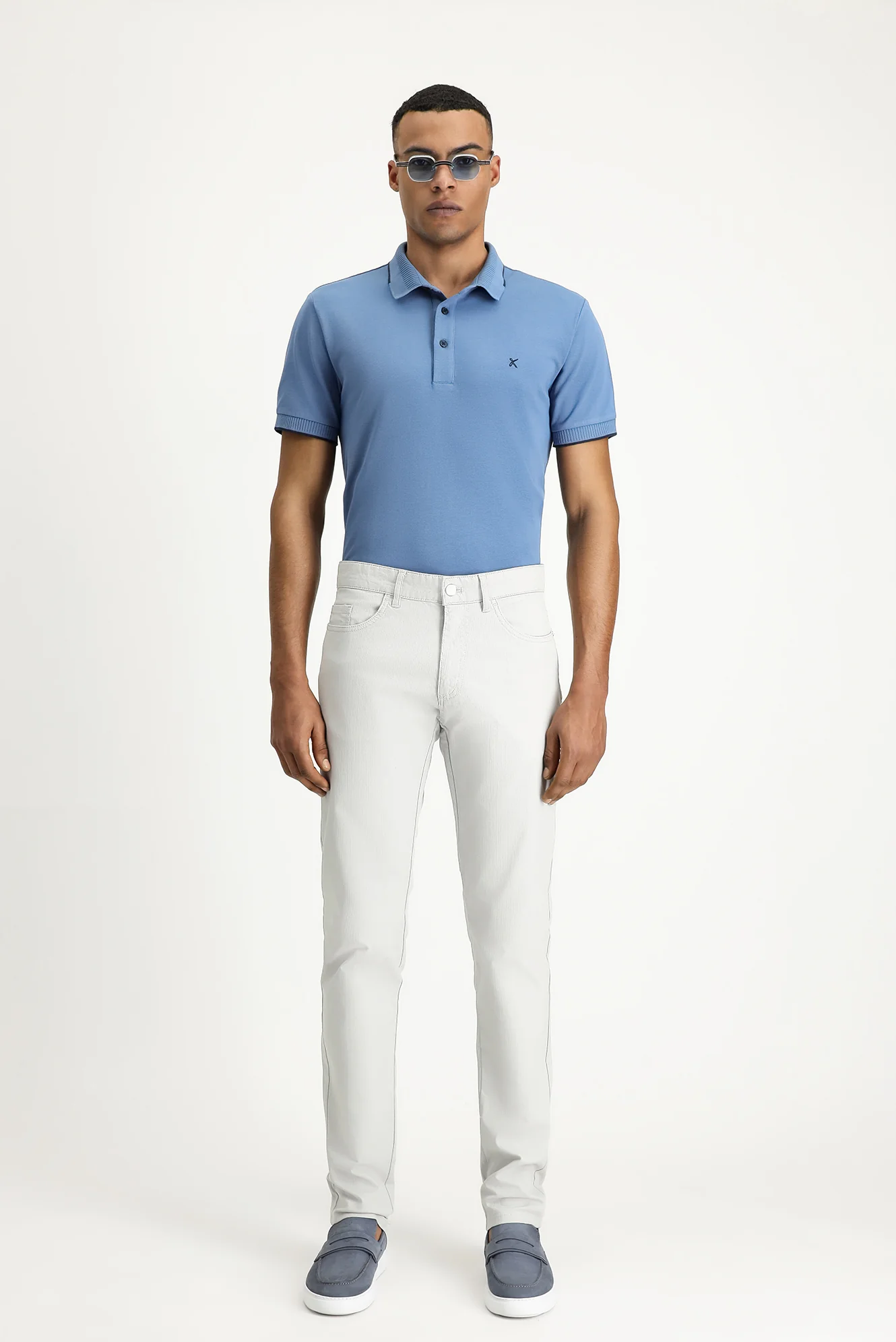 Taş Slim Fit Dar Kesim Likralı Kanvas / Chino Pantolon - Image 4