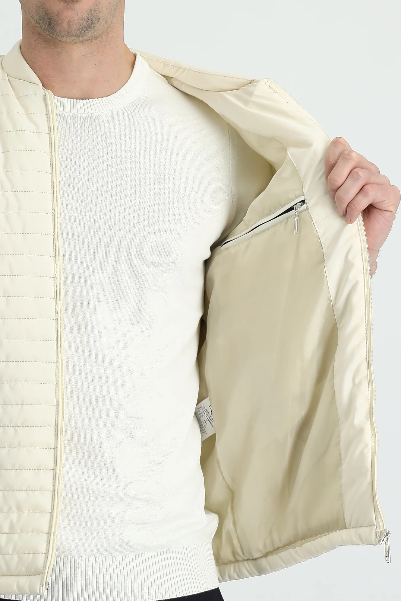 Taş Slim Fit Dar Kesim Ribanalı Spor Mont - Image 4
