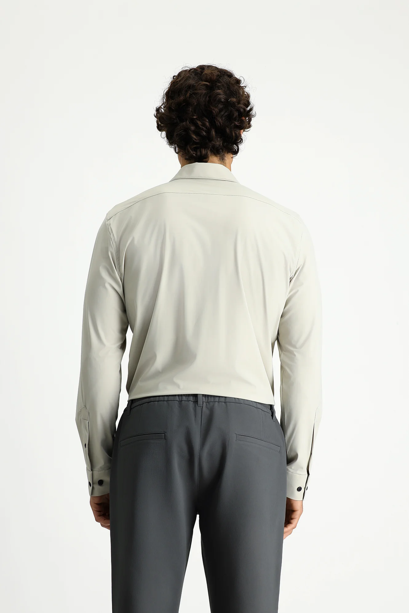 Taş Techno-Line Uzun Kol Slim Fit Dar Kesim Klasik Likralı Gömlek - Image 5