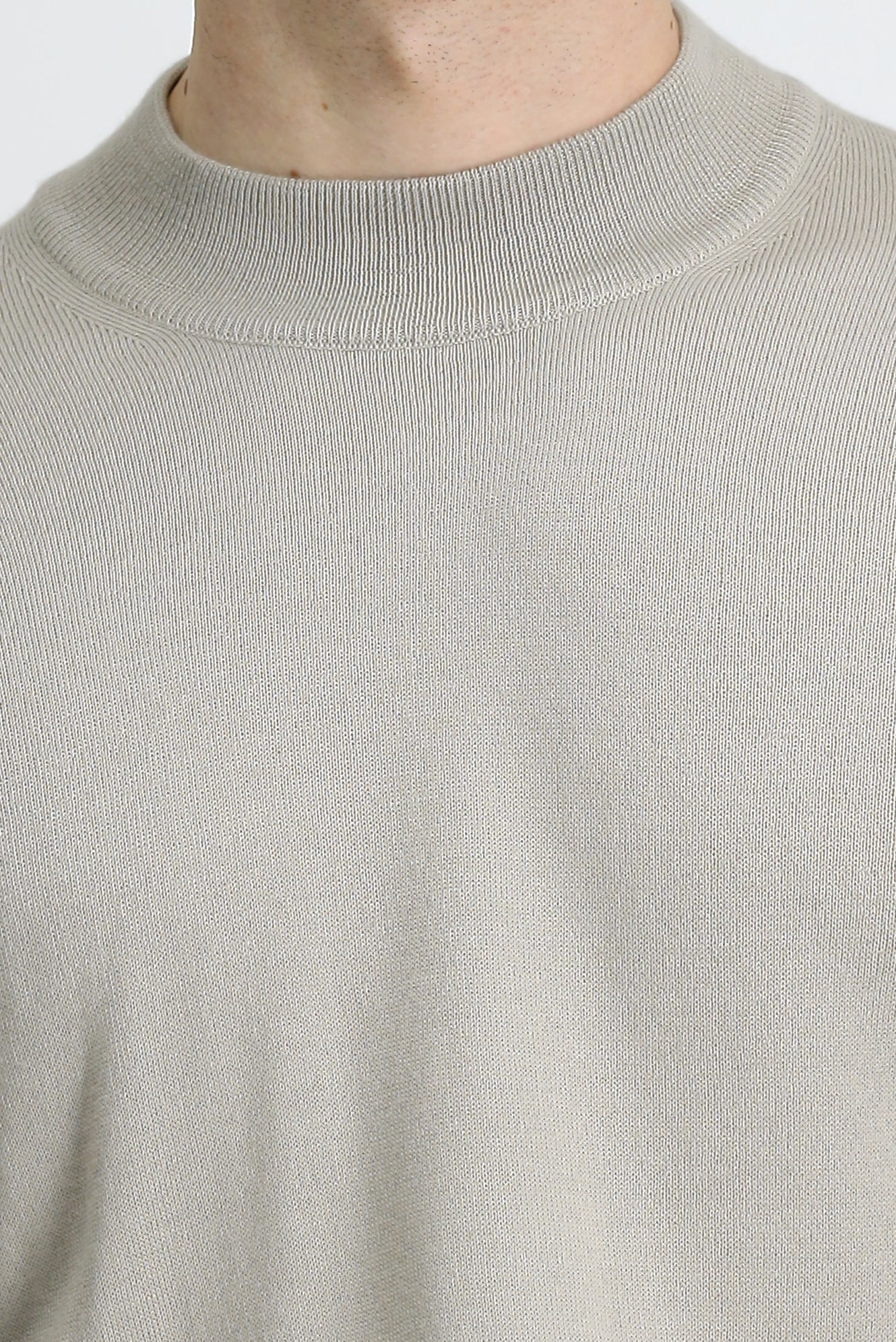 Taş Yarım Balıkçı Yaka Regular Fit Yünlü Basic Örme Triko Kazak - Image 5