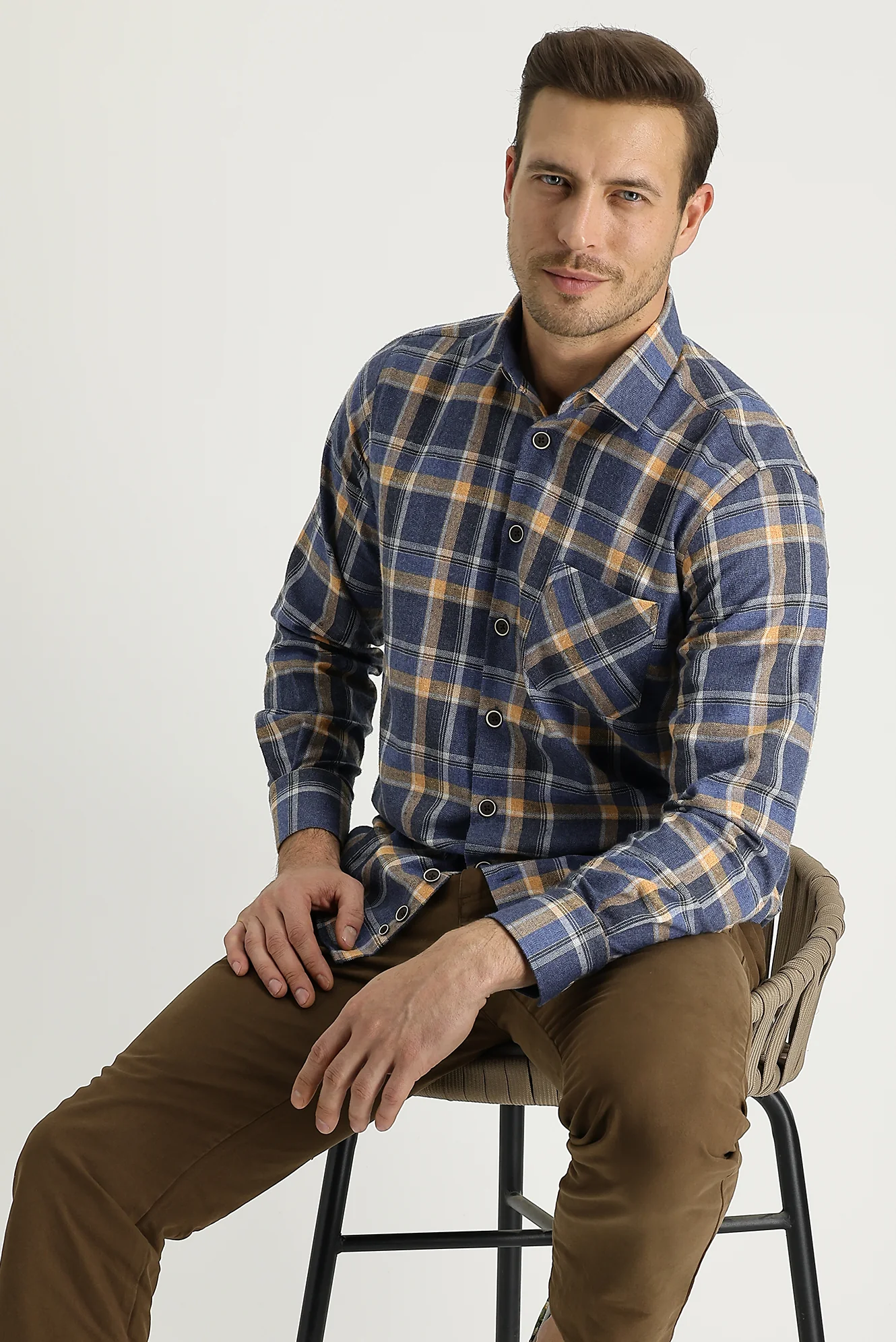 Toprak Regular Fit Standart Kesim Pamuk Kanvas / Chino Pantolon - Image 2
