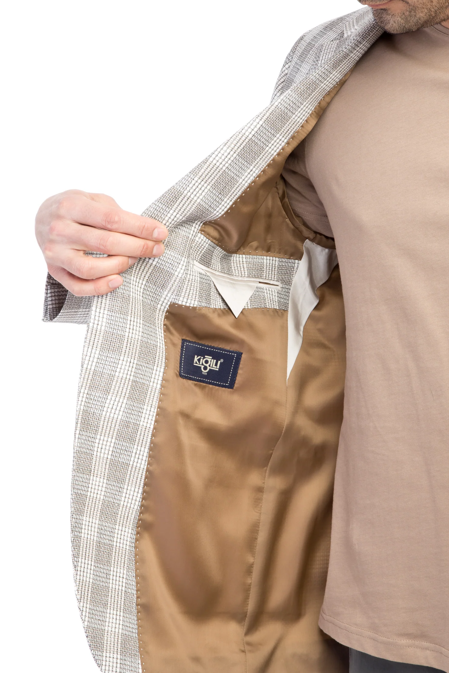 Toprak 4 Drop Relaxed Fit Rahat Kesim Ekose Ceket - Image 4