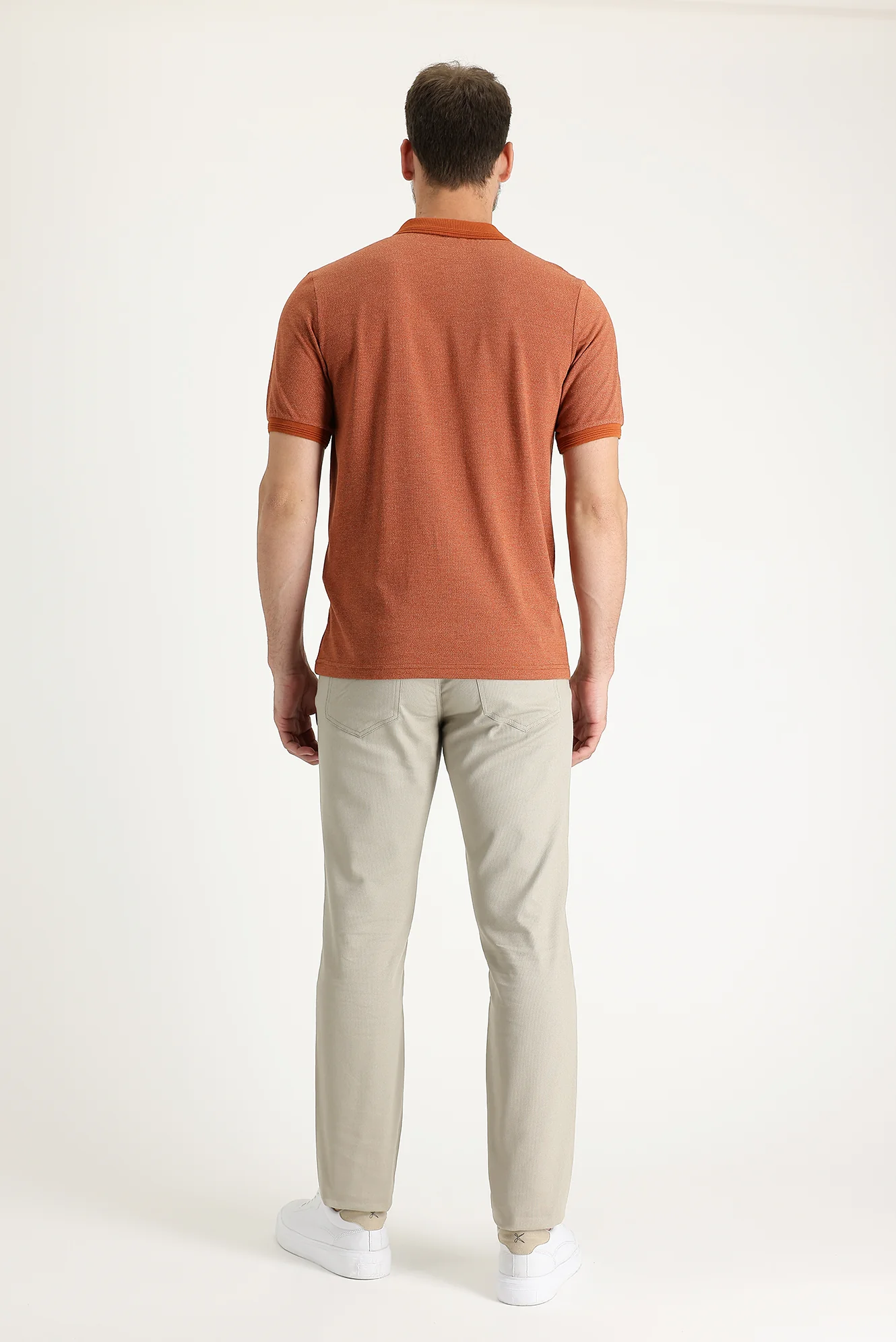 Toprak Slim Fit Dar Kesim Likralı Kanvas / Chino Pantolon - Image 3