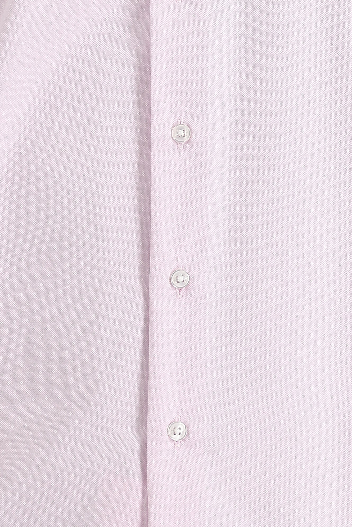 Toz Pembe Uzun Kol Slim Fit Dar Kesim Klasik Desenli Pamuklu Kolay Ütülenebilir Gömlek - Image 3