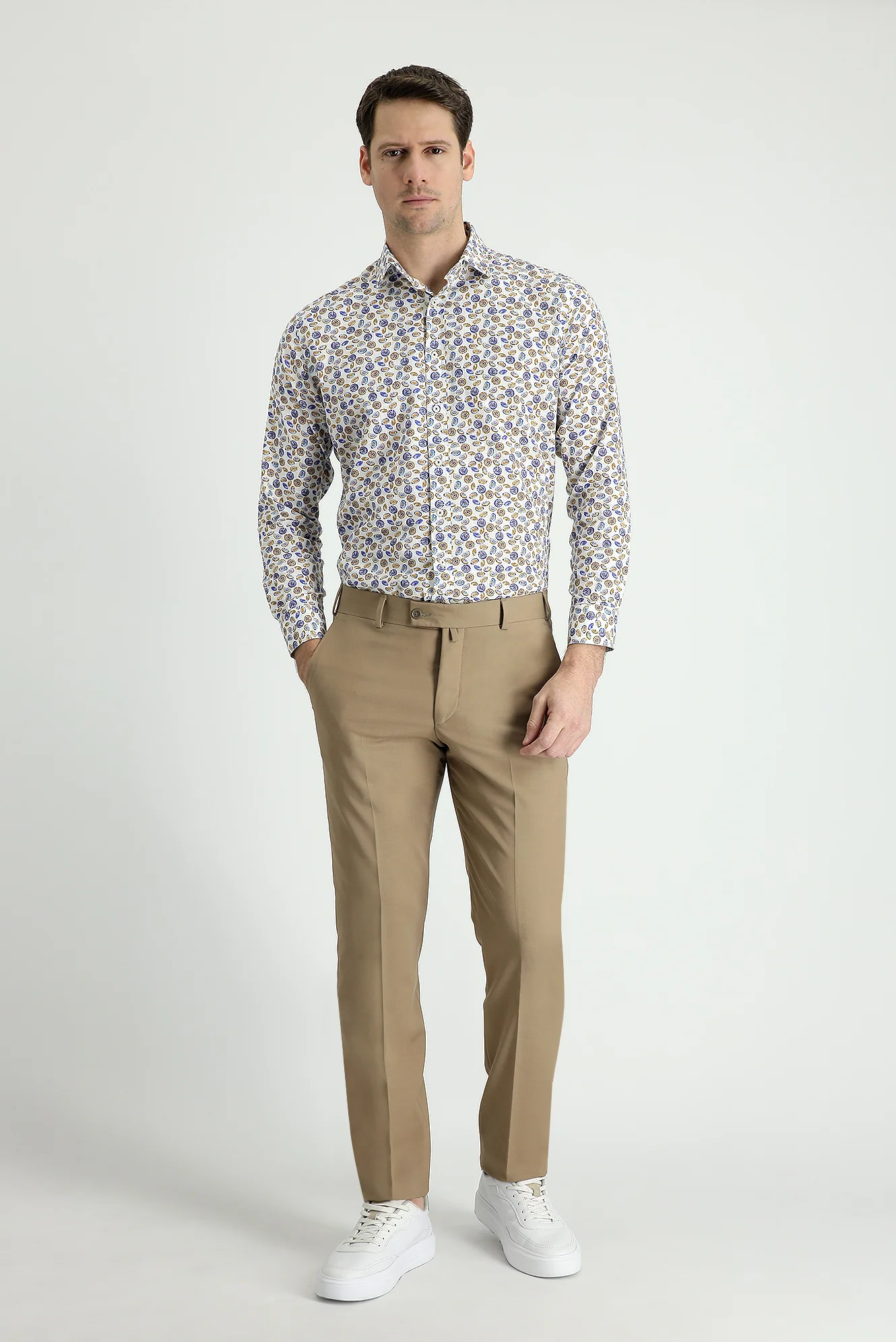 Vizon 6 Drop Regular Fit Standart Kesim Yünlü Klasik Kumaş Pantolon