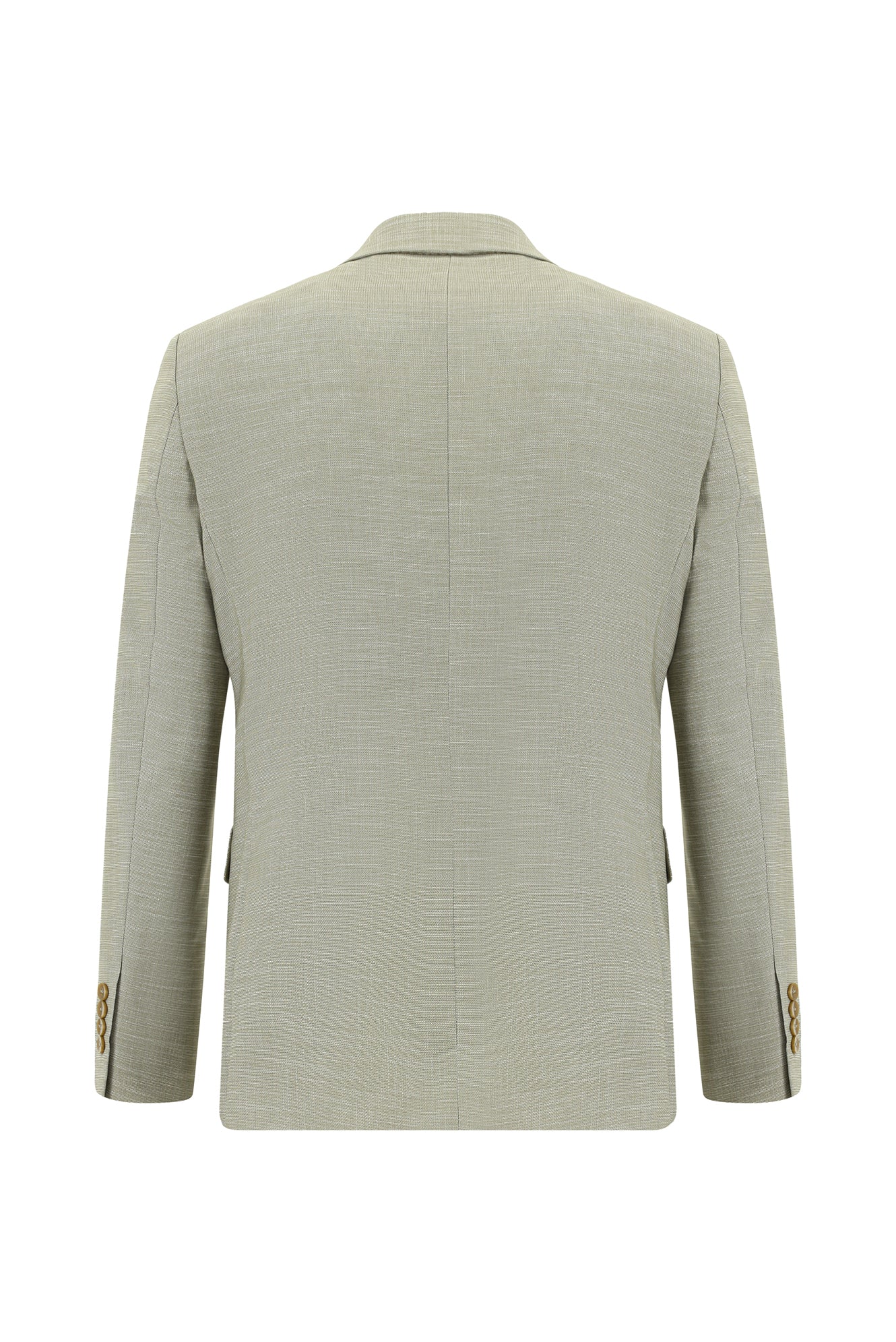 Yağ Yeşili-Olive 7 Drop Slim Fit Dar Kesim Desenli Takım Elbise - Image 3
